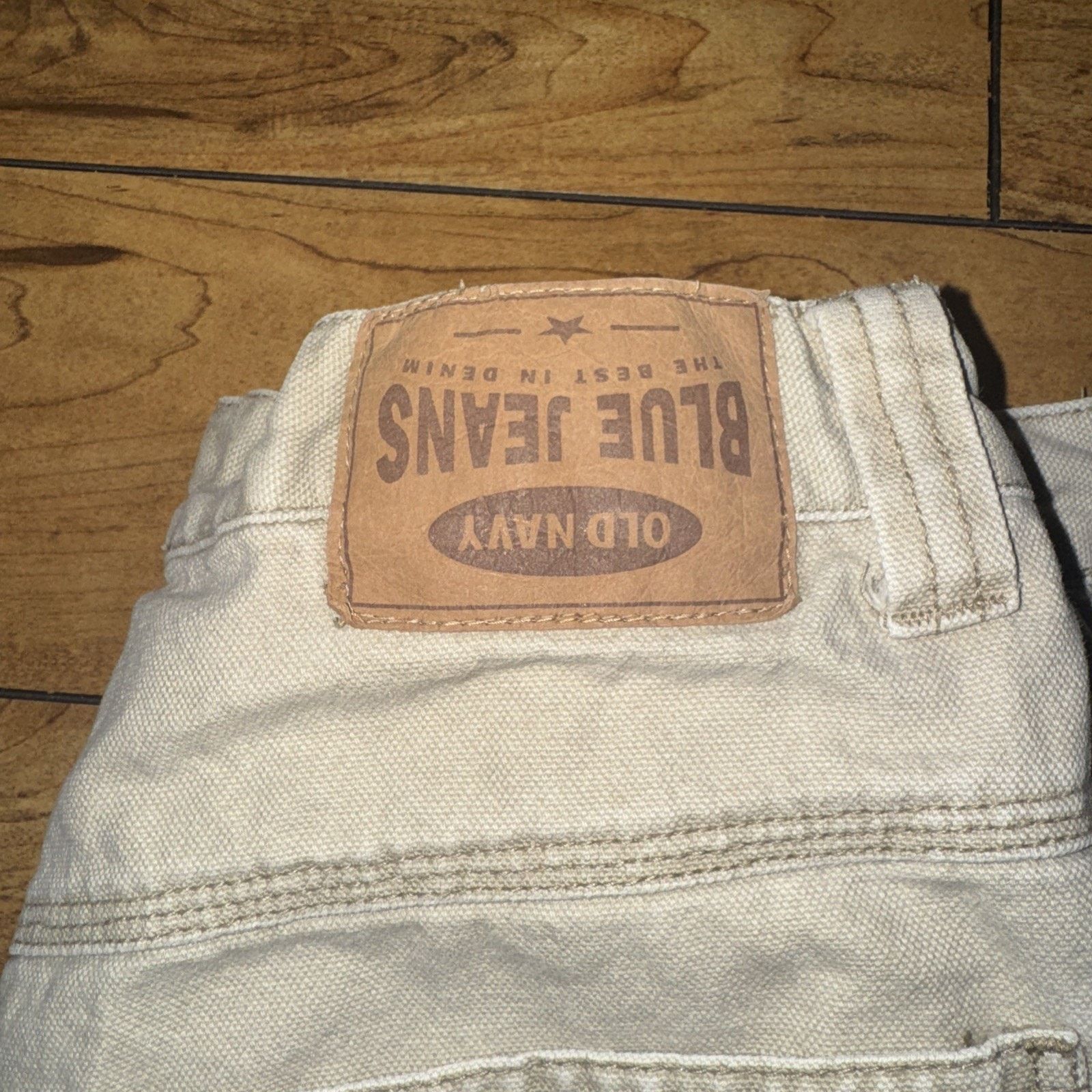 Old Navy × Vintage Vintage Old Navy Canvas Carpenter Pants Tan 30x32 Size US 30 / EU 46 - 3 Thumbnail