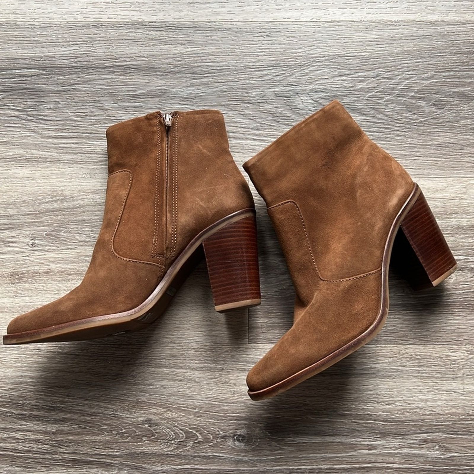 Other Gianni Bini Women’s Casual Leather Ankle Boots Brown Size10 Size US 10 / IT 40 - 2 Thumbnail