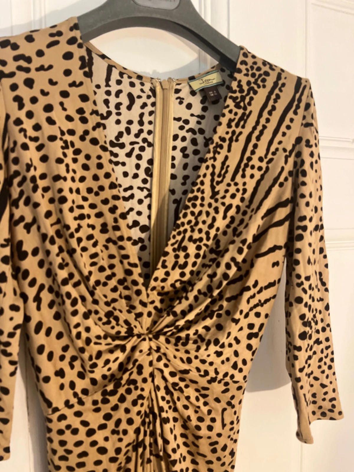 Issey Miyake Issa London beige brown dress uk 10 Size M / US 6-8 / IT 42-44 - 2 Thumbnail