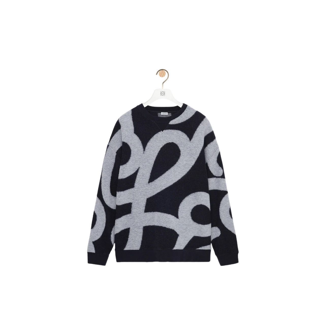 Loewe LOEWE $1500 Navy/Gray Sweatshirt New & Authentic (Men's size Size US M / EU 48-50 / 2 - 1 Preview