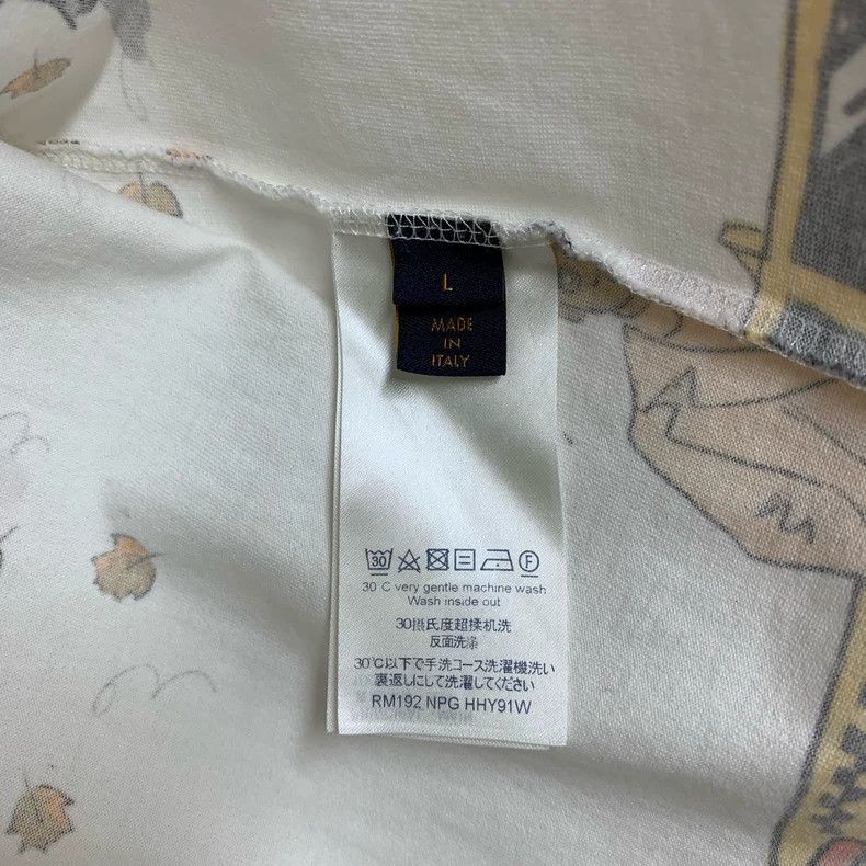 Louis Vuitton White figure short sleeve 2503-Nextarrow