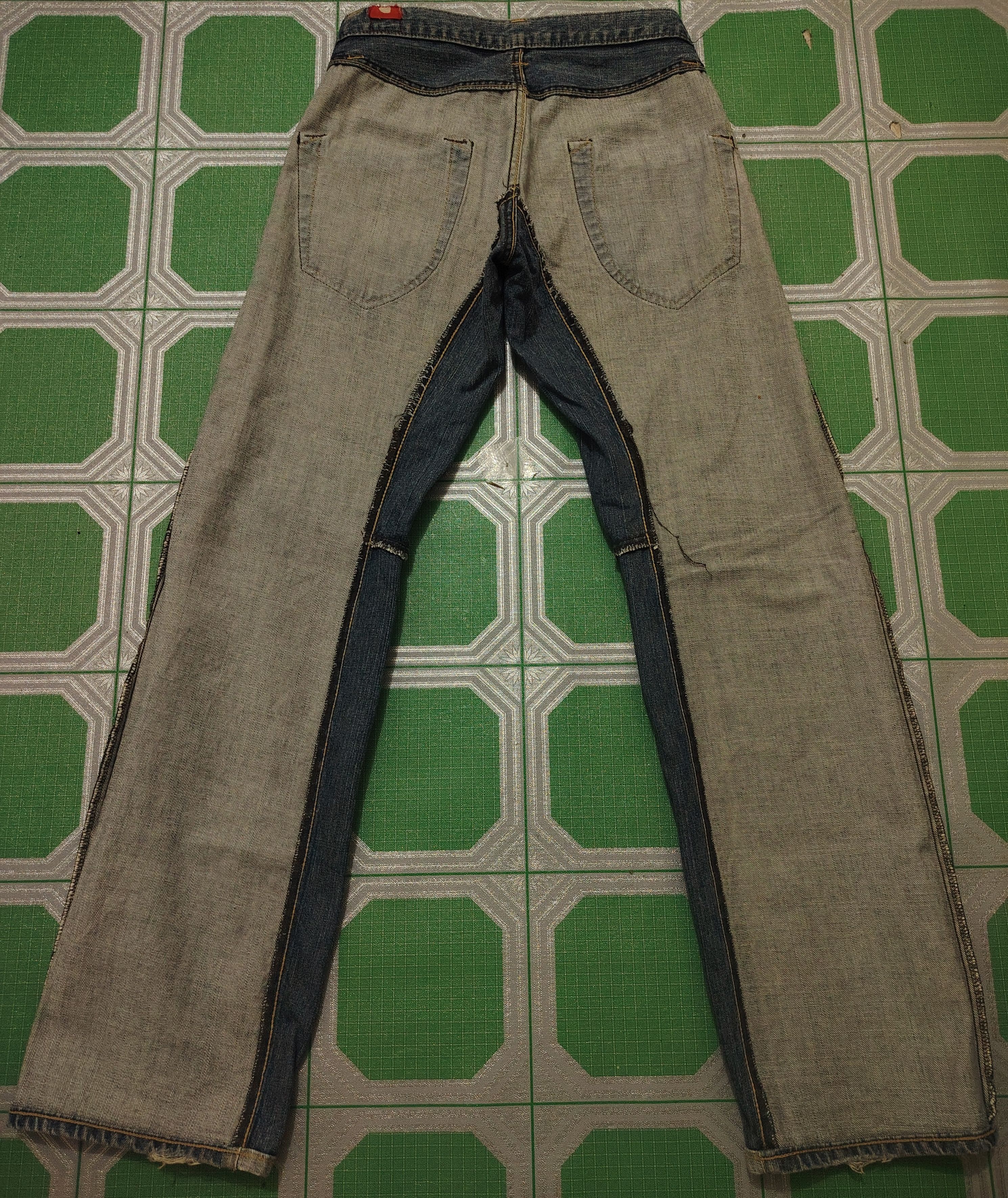 Kapital Japanese Blue Way Reconstruction Jeans Distressed Jeans Size US 30 / EU 46 - 17 Thumbnail