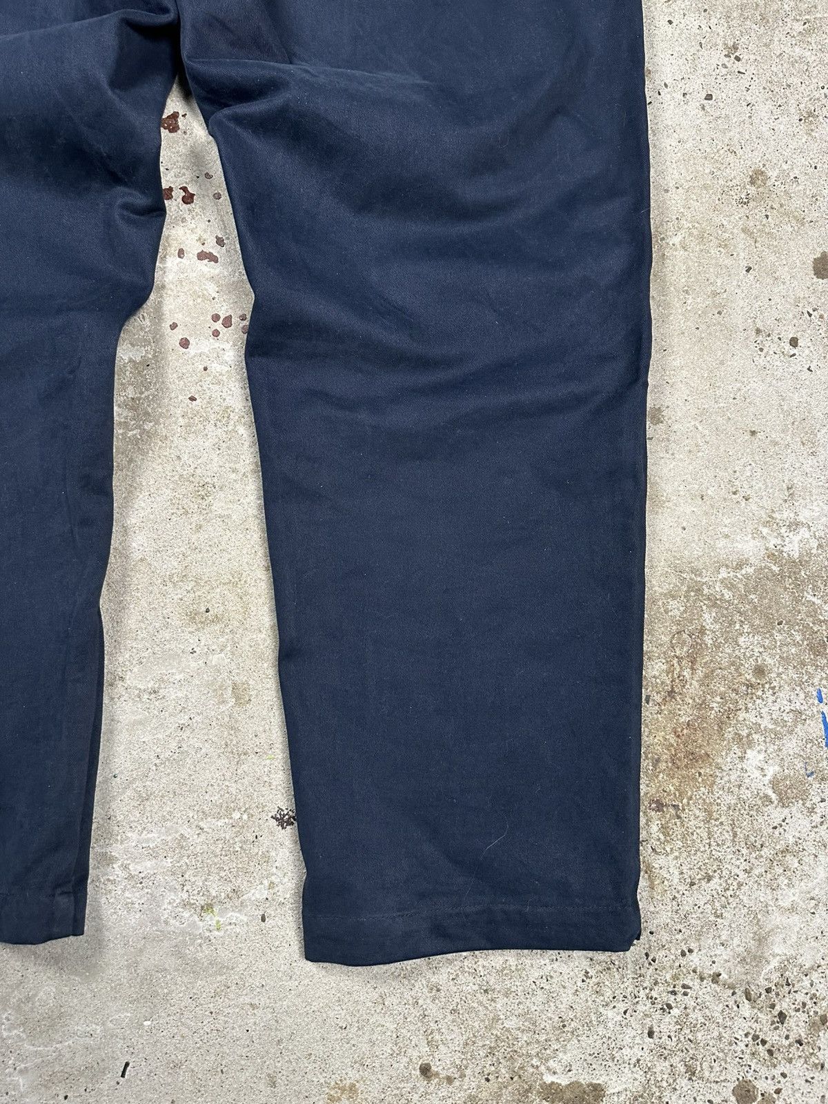 Le Laboureur Vintage Carrier Company Norfolk England Navy Workwear Pants Size US 38 / EU 54 - 10 Thumbnail