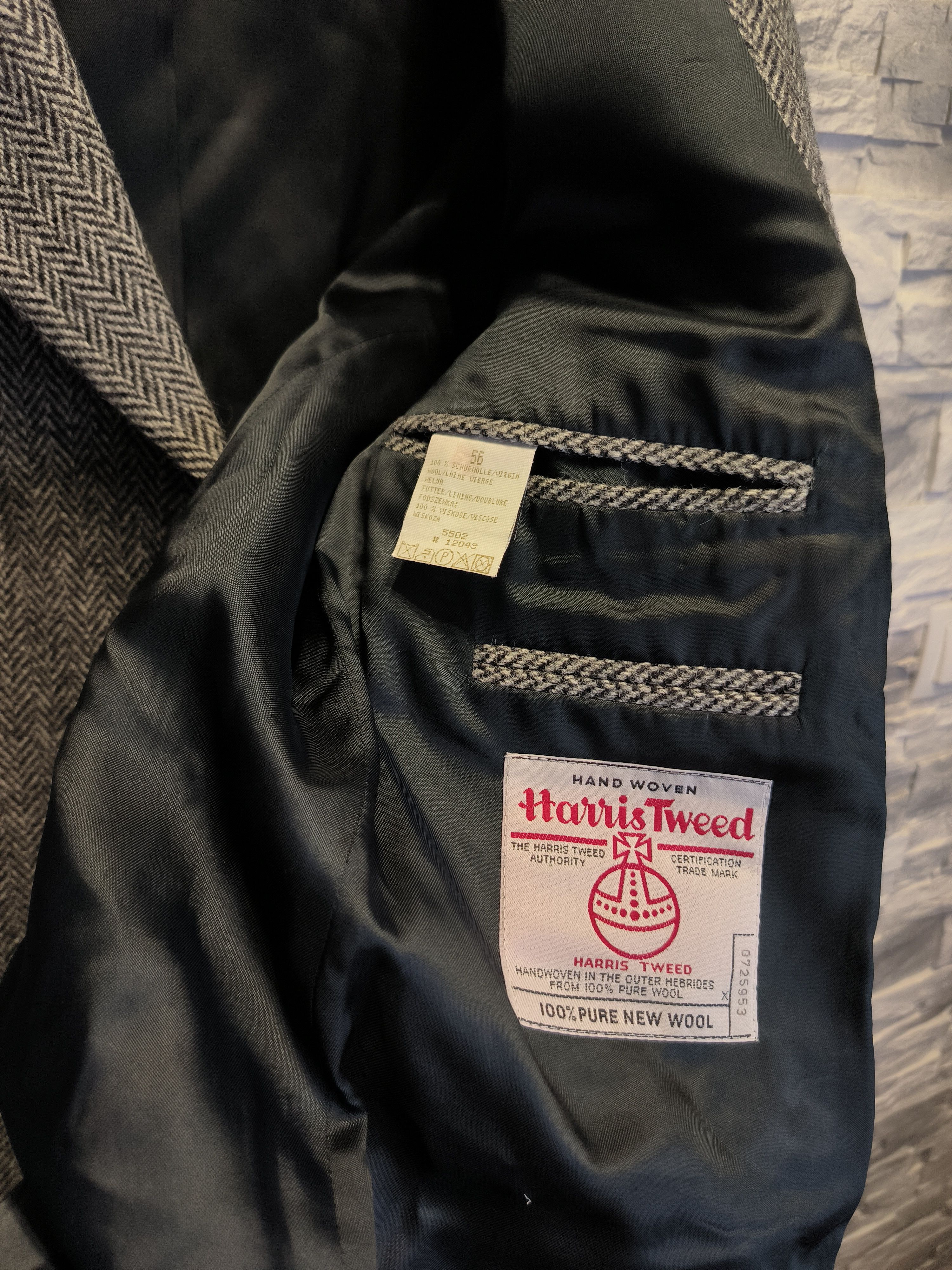 Harris Tweed Harris Tweed Suit Jacket Wool Gray Size 54R - 5 Thumbnail