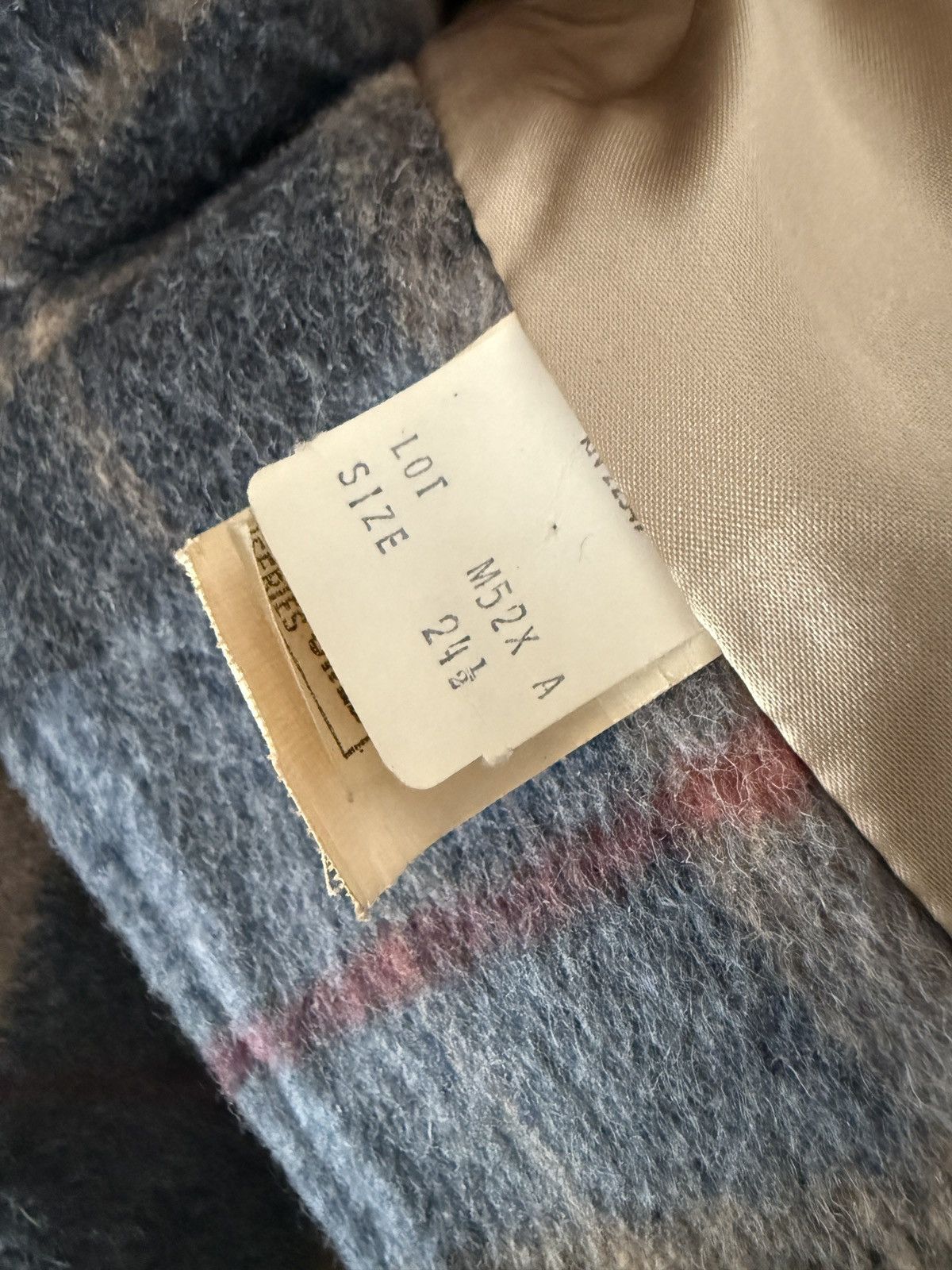 Vintage Vintage 70s Montgomery Ward Plaid Wool Coat Size XL / US 12-14 / IT 48-50 - 8 Thumbnail