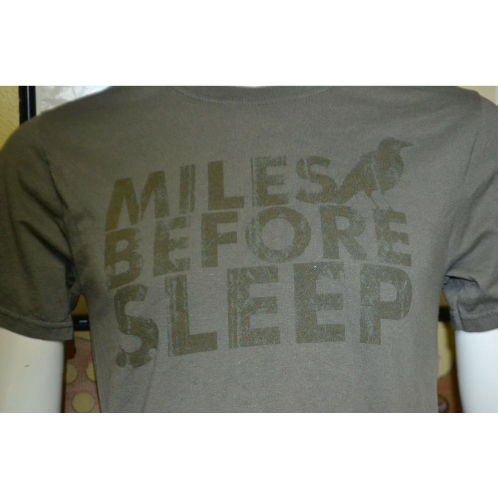 Jerzees Miles Before Sleep Jerzees T Shirt Solid Gray Short Sleeve Round Neck Mens Small Sam DeArmond Fort Myers FL MI 2000s Rock Graphic Tee Size US S / EU 44-46 / 1 - 2 Thumbnail