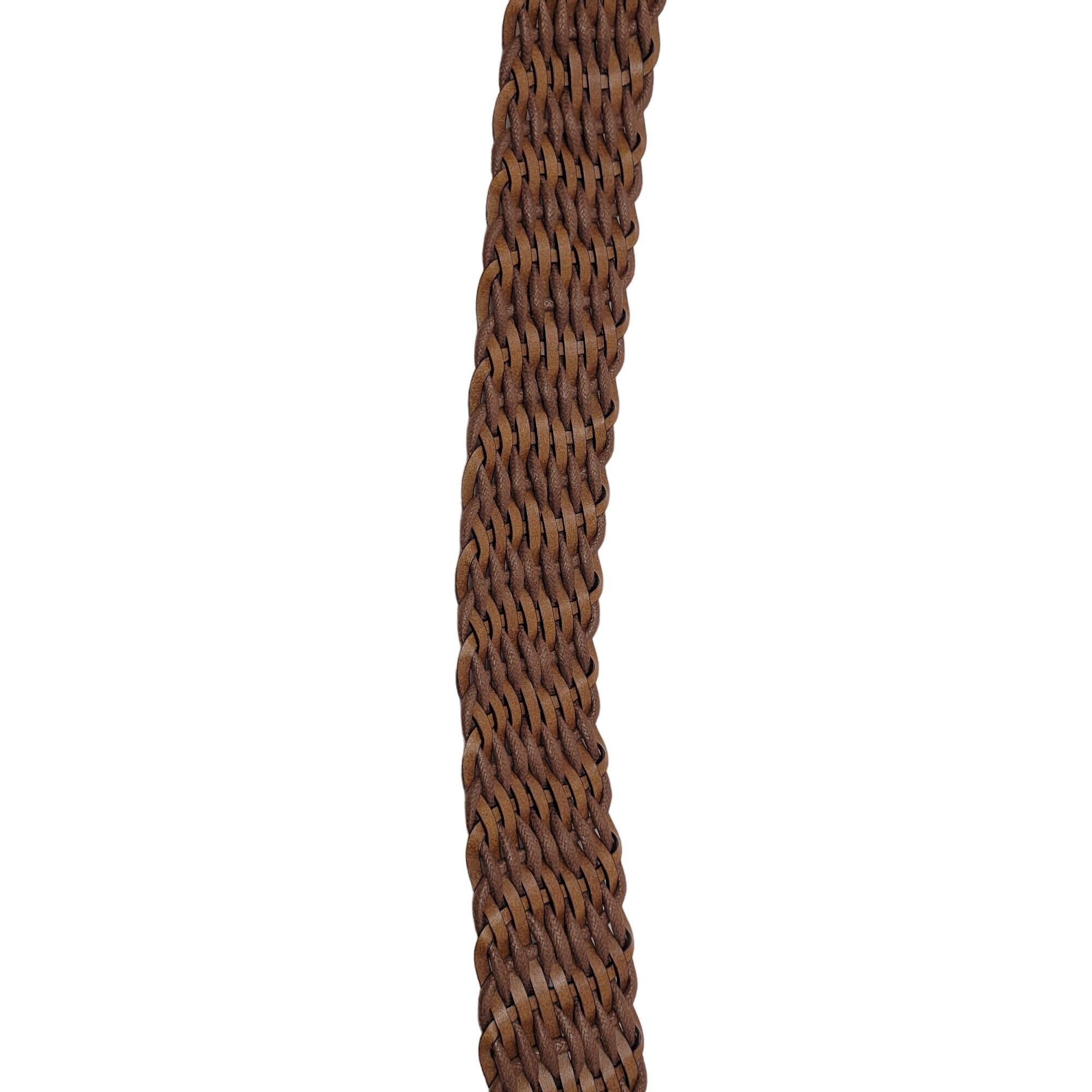 Vintage Vintage Braided Brown Belt 10 Unique Woven Braided Boho Cott Size ONE SIZE - 7 Thumbnail