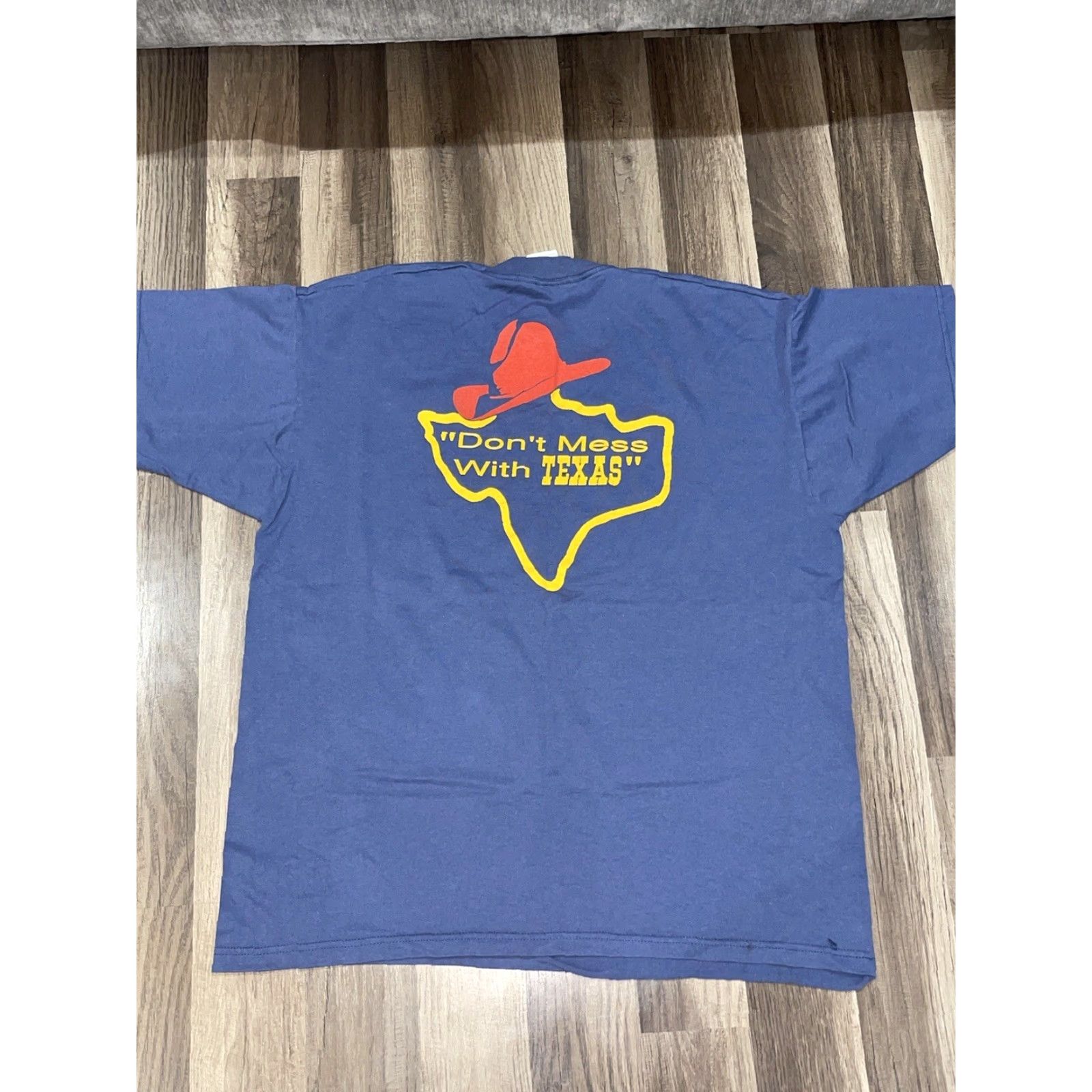 Fruit Of The Loom VINTAGE Lonestar T Shirt XL Steakhouse And Saloon Navy Blue Unisex Graphic Tee 1990s Retro Blue XL Size US XL / EU 56 / 4 - 4 Thumbnail