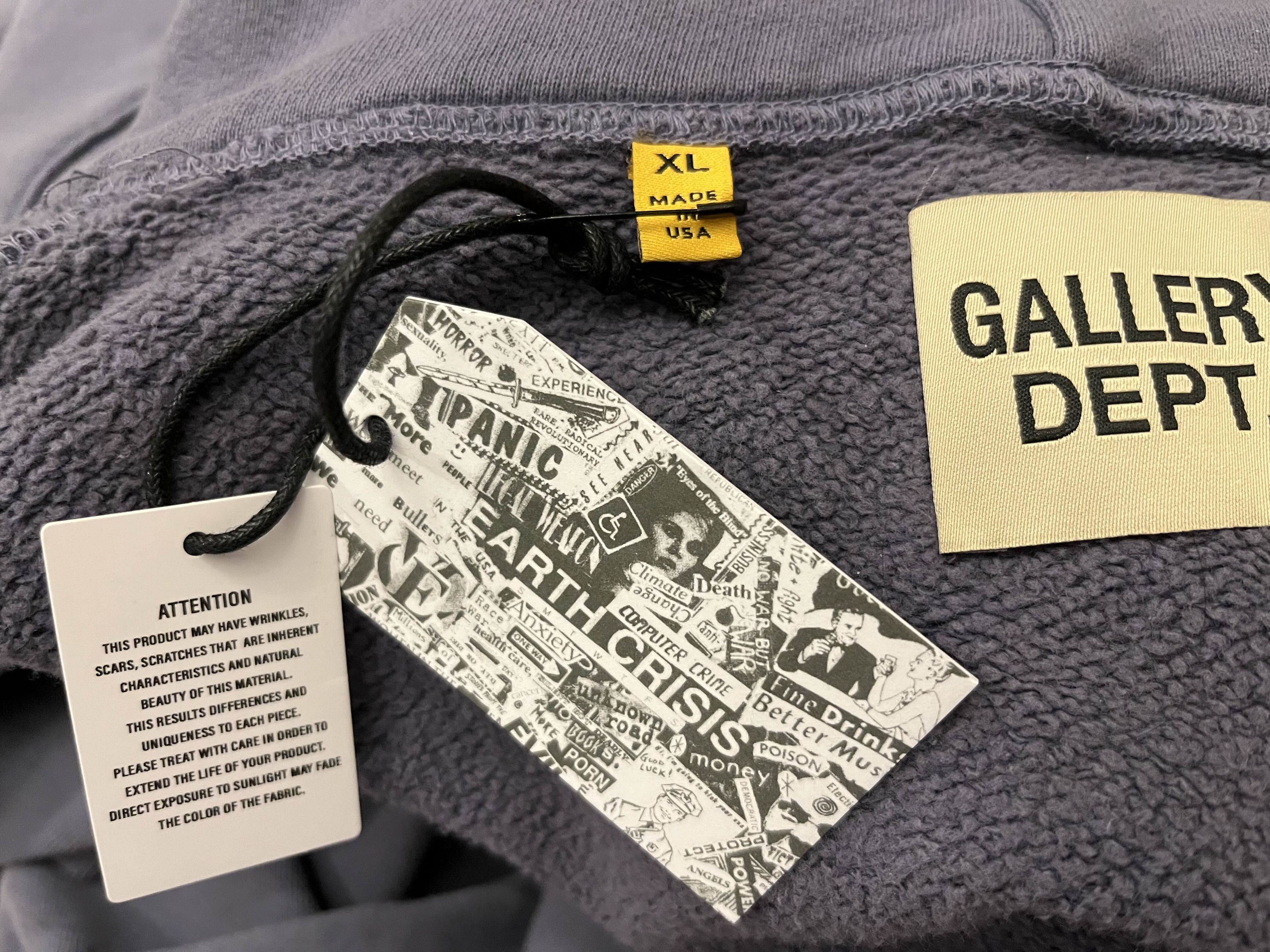 Gallery Dept. Gallery Dept French Logo Hoodie Size US XL / EU 56 / 4 - 3 Thumbnail