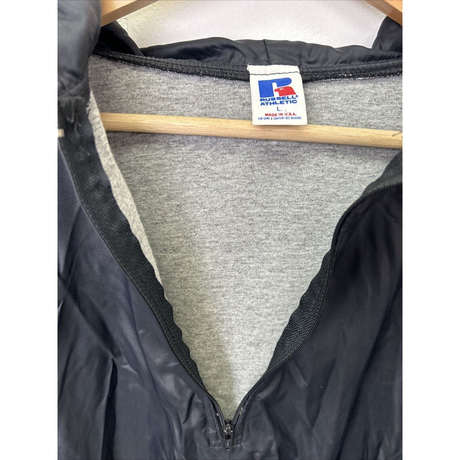 Other Russell Athletic Teal Striped Black Windbreaker Size Large Size US L / EU 52-54 / 3 - 7 Thumbnail