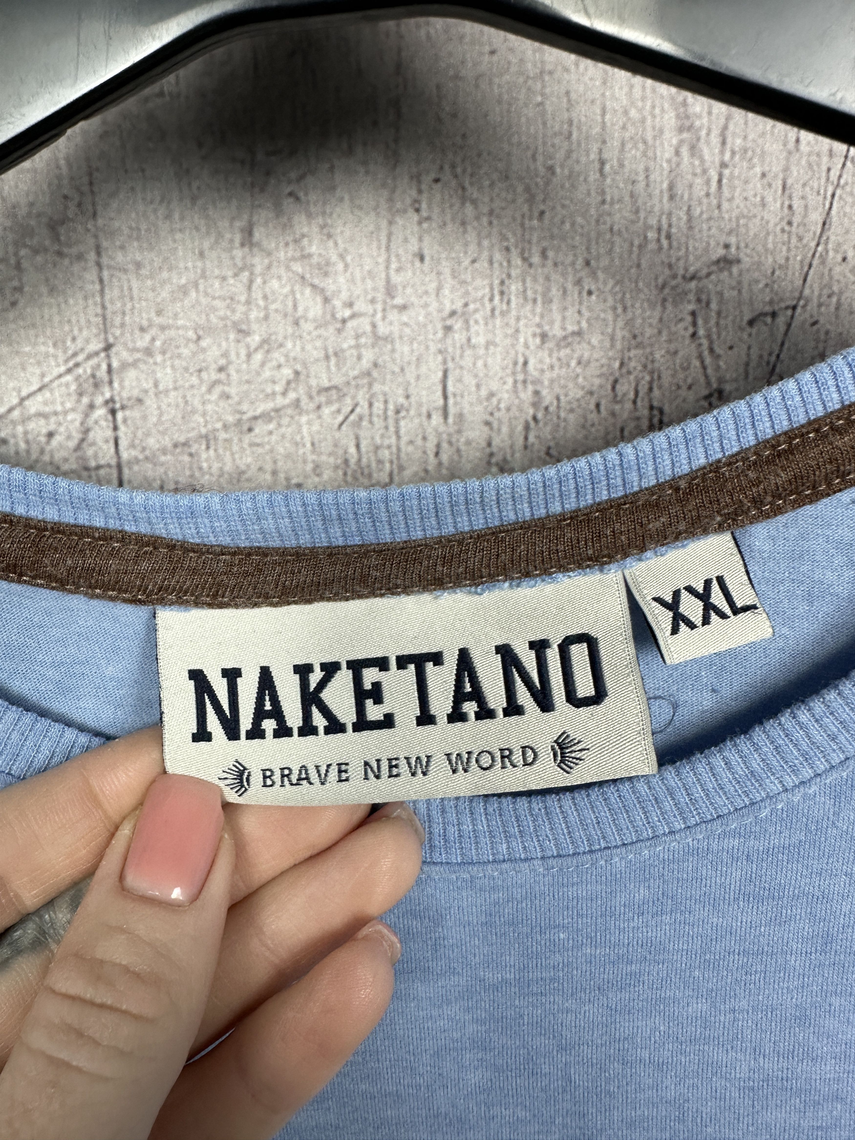 Naketano Naketano Mens Crew Neck T-Shirt Size US XXL / EU 58 / 5 - 3 Thumbnail