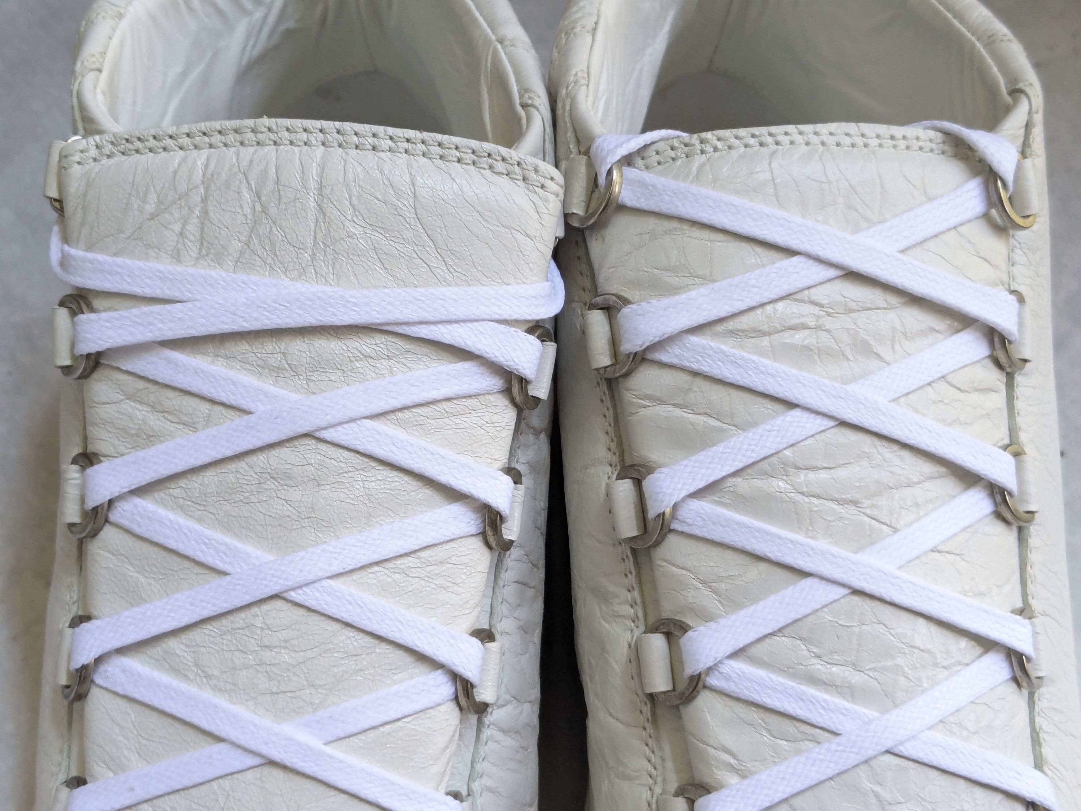 Balenciaga Balenciaga Arena Sneakers White 12 45 High Tops Leather Size US 12 / EU 45 - 4 Thumbnail