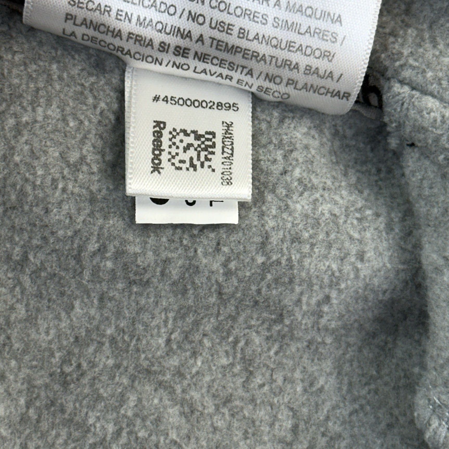 Reebok Reebok Jacket Mens Medium Gray Fleece Full Zip Athleisure Casual Jacket Size US M / EU 48-50 / 2 - 6 Thumbnail