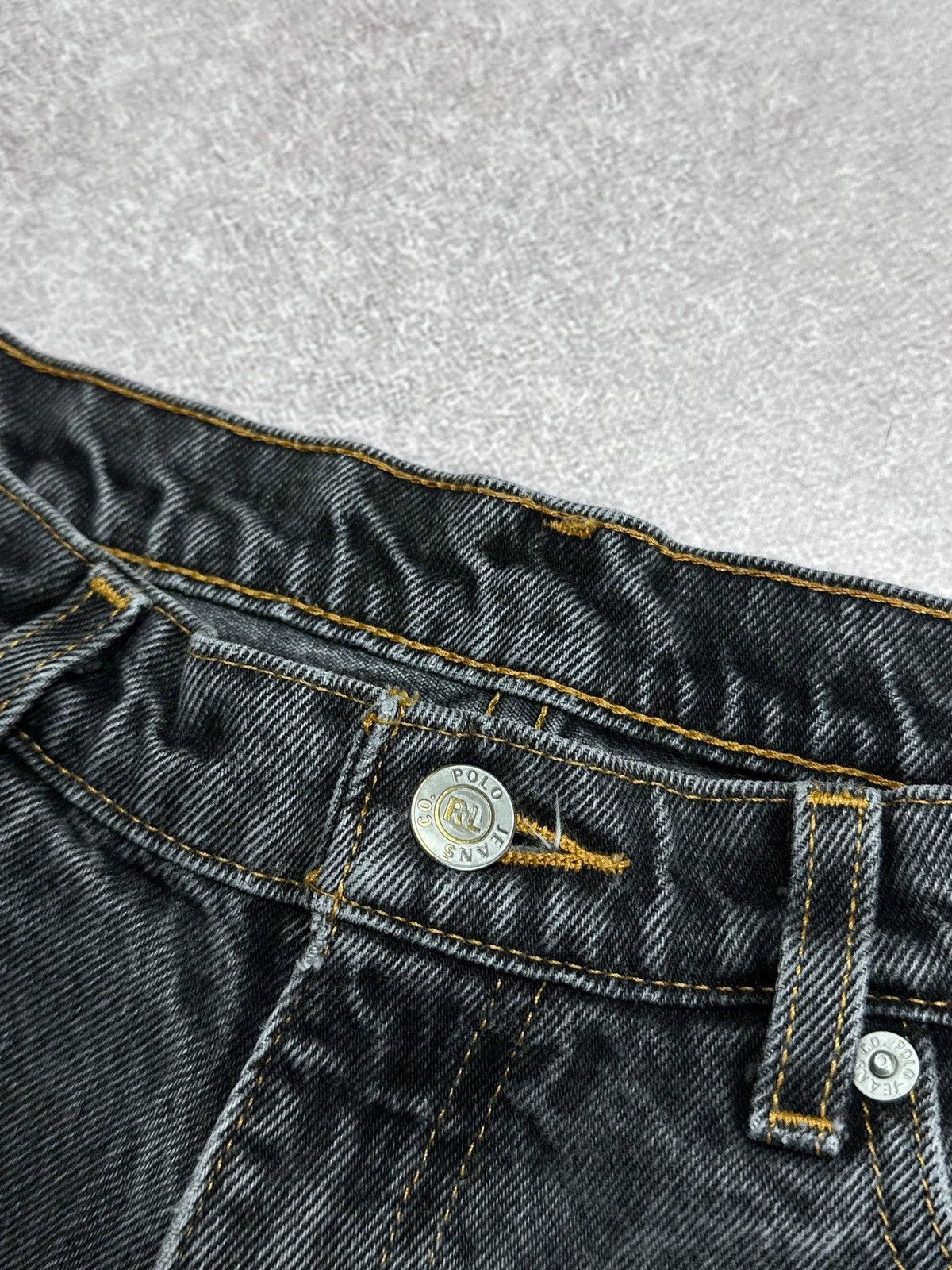 Polo Ralph Lauren Vintage Polo Ralph Lauren Baggy Y2K Baggy Jeans Rare 31 Size US 31 - 6 Thumbnail