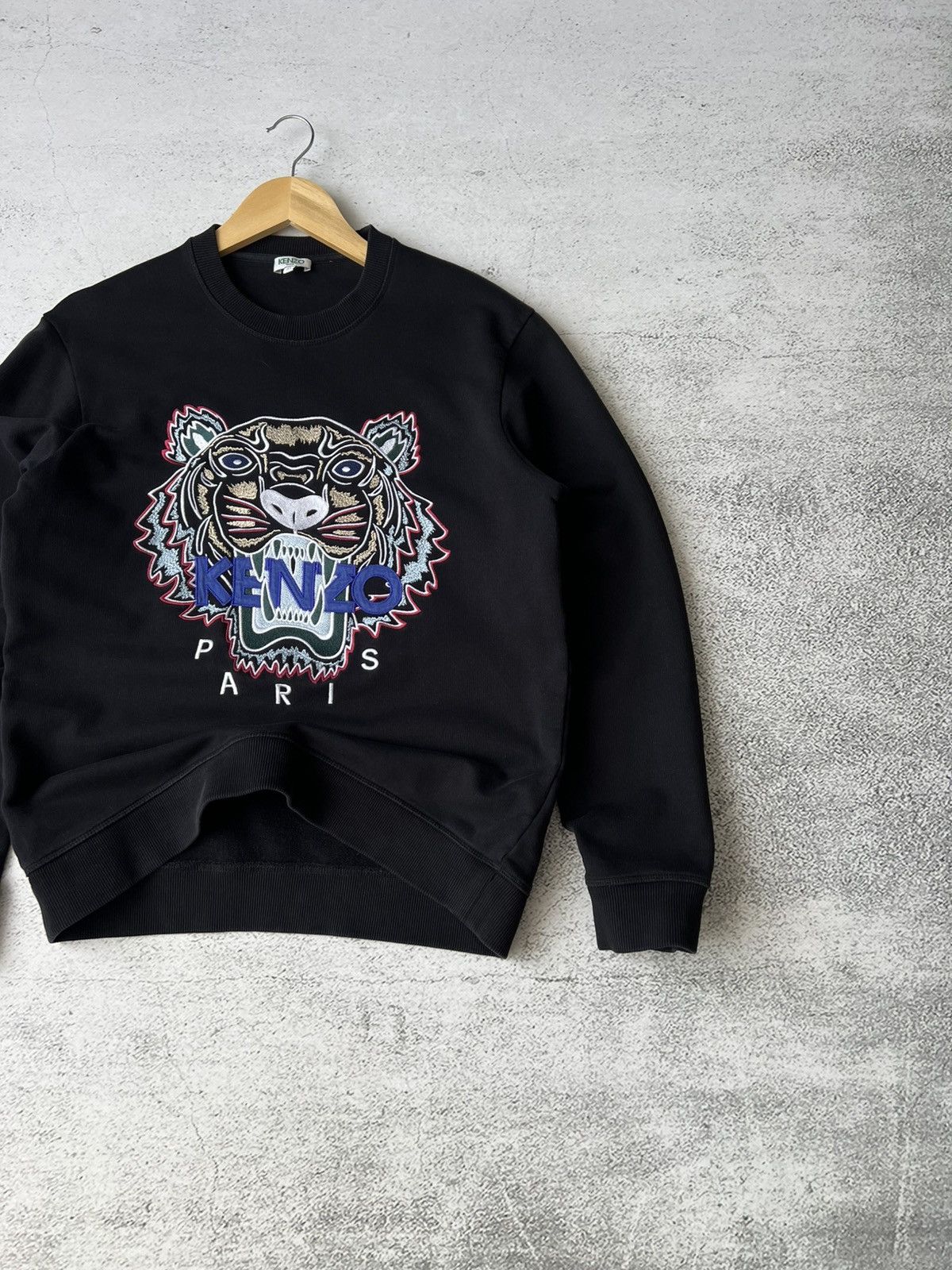Kenzo 🐯 Kenzo Black Tiger Sweatshirt Size M Size US M / EU 48-50 / 2 - 2 Thumbnail
