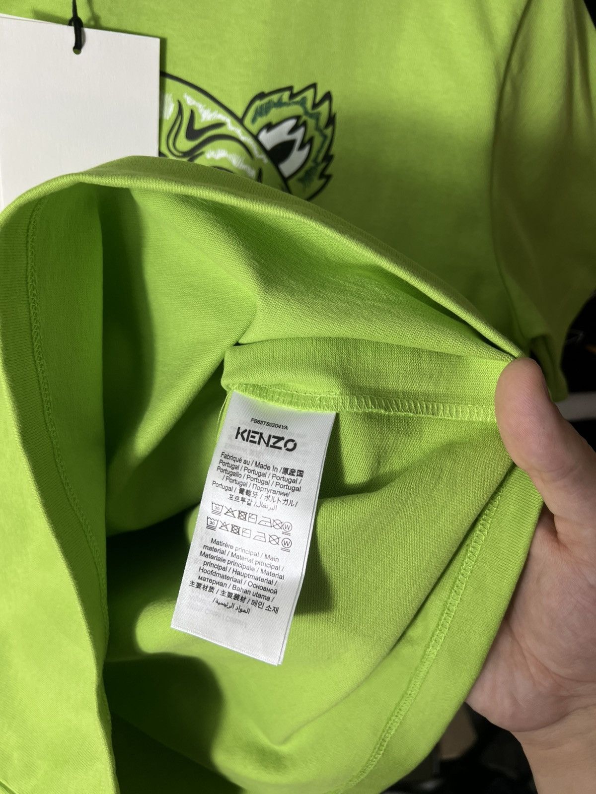 Kenzo 🐯 NWT Kenzo Tiger T-Shirt Lime Green Size S 🔥 Size US S / EU 44-46 / 1 - 8 Thumbnail