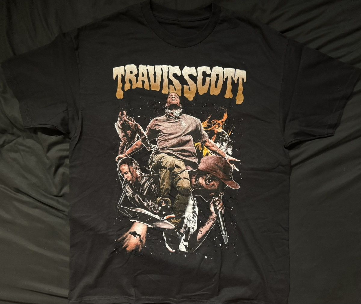 Alstyle Travis Scott Utopia Rap Tee Graphic T-Shirt XL Size US XL / EU 56 / 4 - 1 Thumbnail