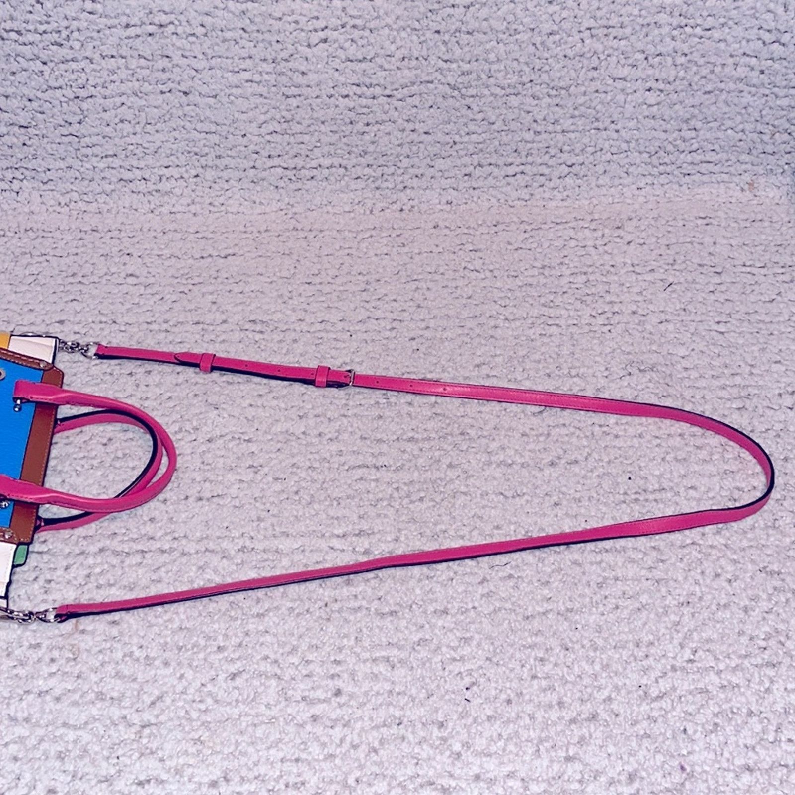 Coach Coach Swagger 21 Rainbow Colorblock Satchel Crossbody Size ONE SIZE - 11 Thumbnail
