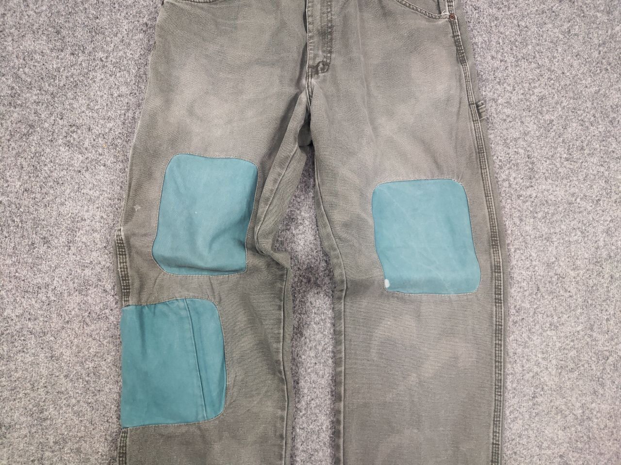 Dickies Vintage Dickies Faded Canvas Patchwork USA Style Skate Pants Size US 34 / EU 50 - 9 Thumbnail