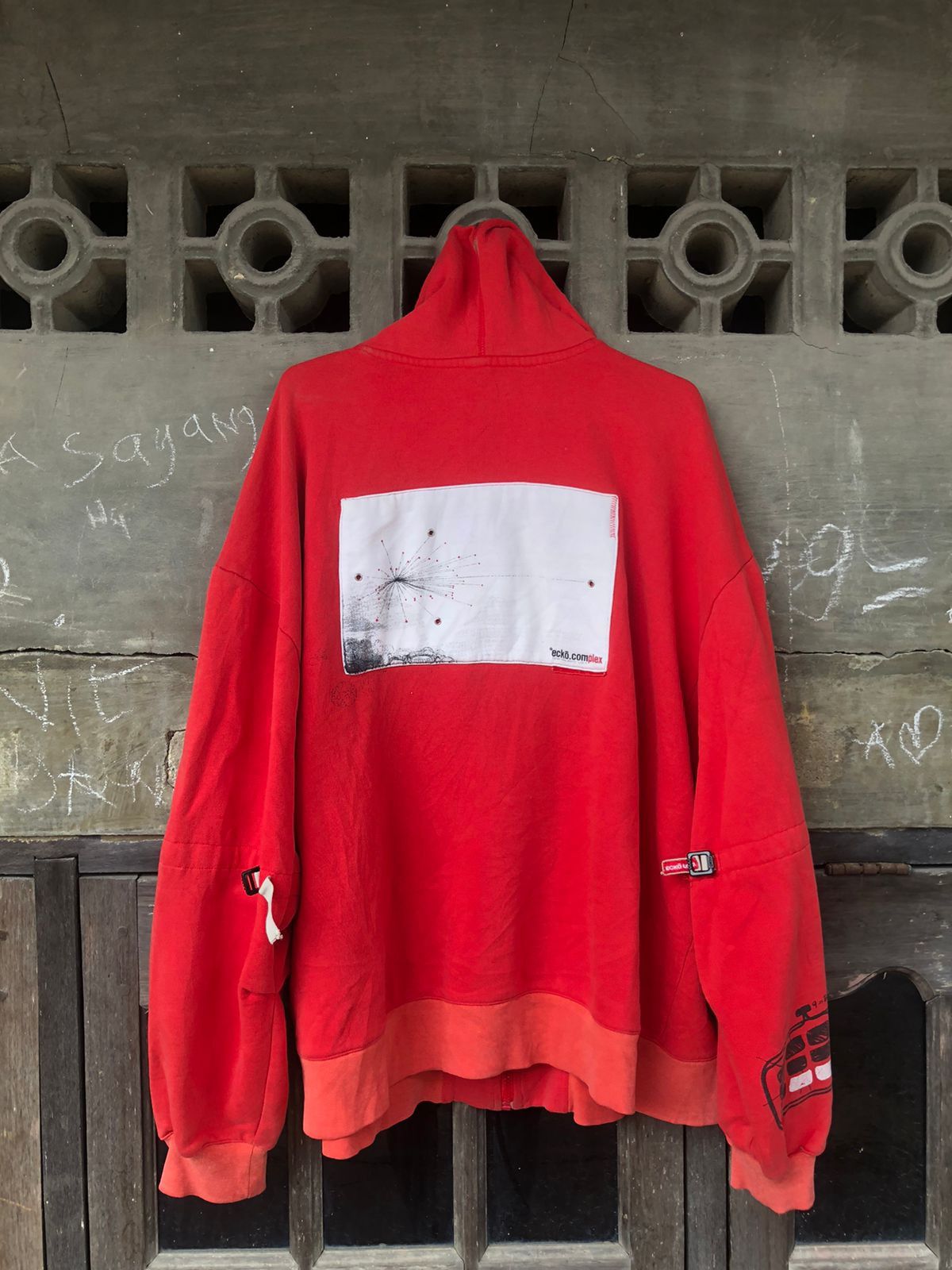 Ecko Unltd. × Vintage RARE Y2K HOODIE ECKO LIKE FUTURA ART Size US XXL / EU 58 / 5 - 1 Thumbnail