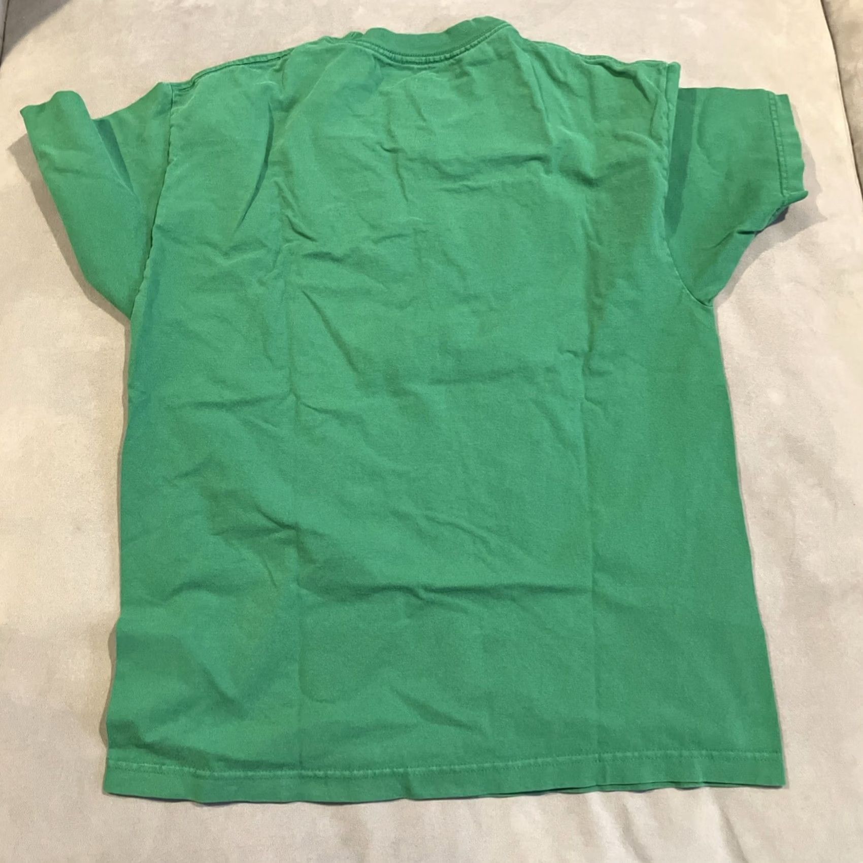Nike VINTAGE Nike Athletic Dept. Green & Yellow T Shirt Men Large Crew Neck Short Sleeve Logo 90s Size US L / EU 52-54 / 3 - 4 Thumbnail