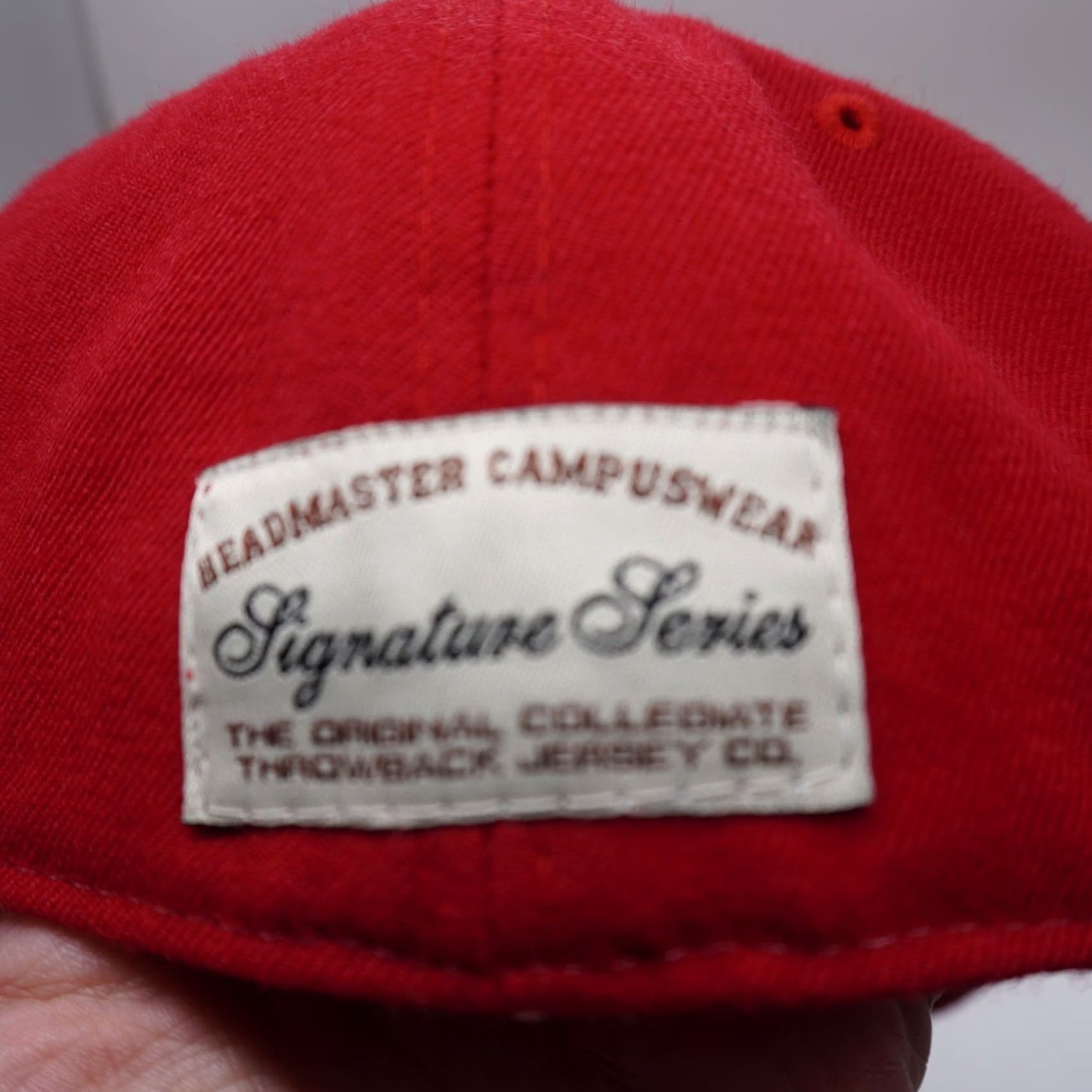 Vintage Detroit Titans Hat Mens 7 5/8 Wool Fitted Baseball Cap Cream Red Size ONE SIZE - 6 Thumbnail