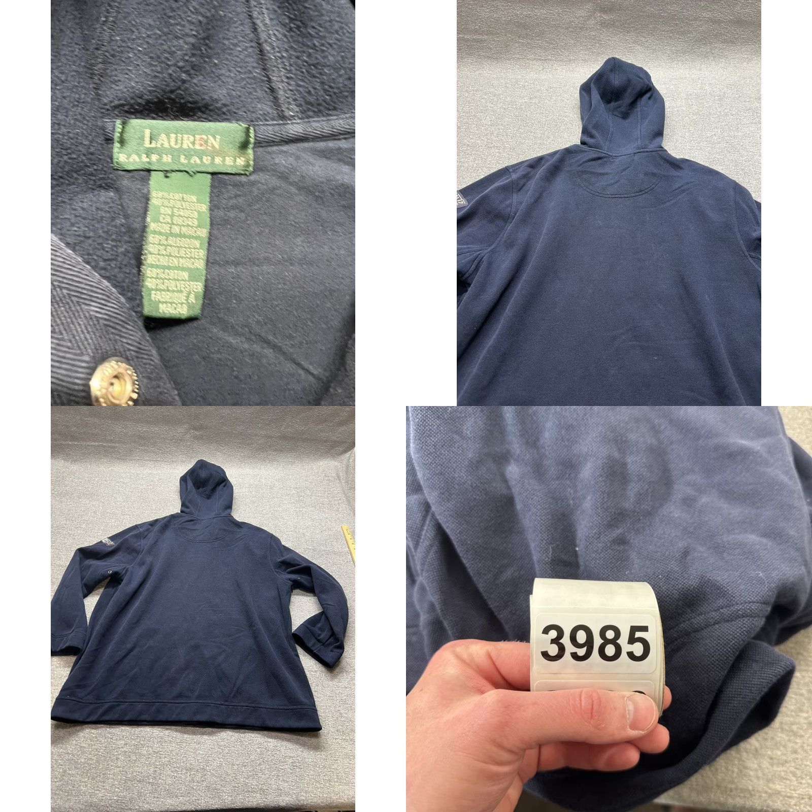Polo Ralph Lauren VINTAGE Ralph Lauren Polo Jacket Camouflage 2XL Mens Snap Button Fleece Mid-Length RL-67 Abt Military Army Camouflage PM Mens Size US XXL / EU 58 / 5 - 8 Thumbnail