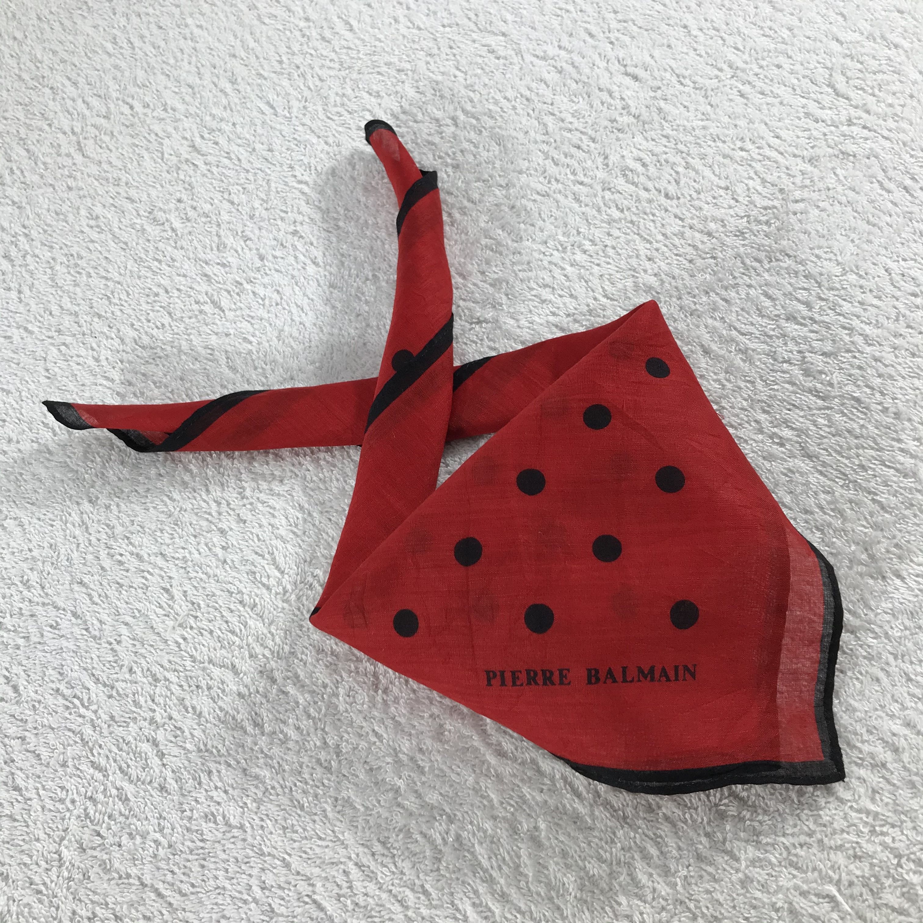 Pierre Balmain × Vintage Pierre Balmain Bandana / Handkerchief / Neckerchief - S297 Size ONE SIZE - 4 Thumbnail