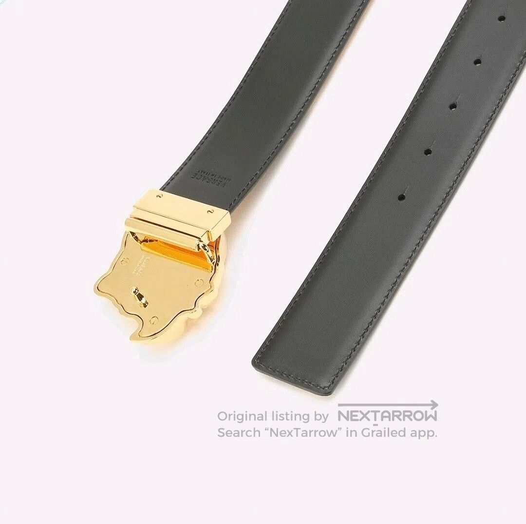 Versace Versace Baroque Print Medusa Logo Belt. Size ONE SIZE - 4 Thumbnail