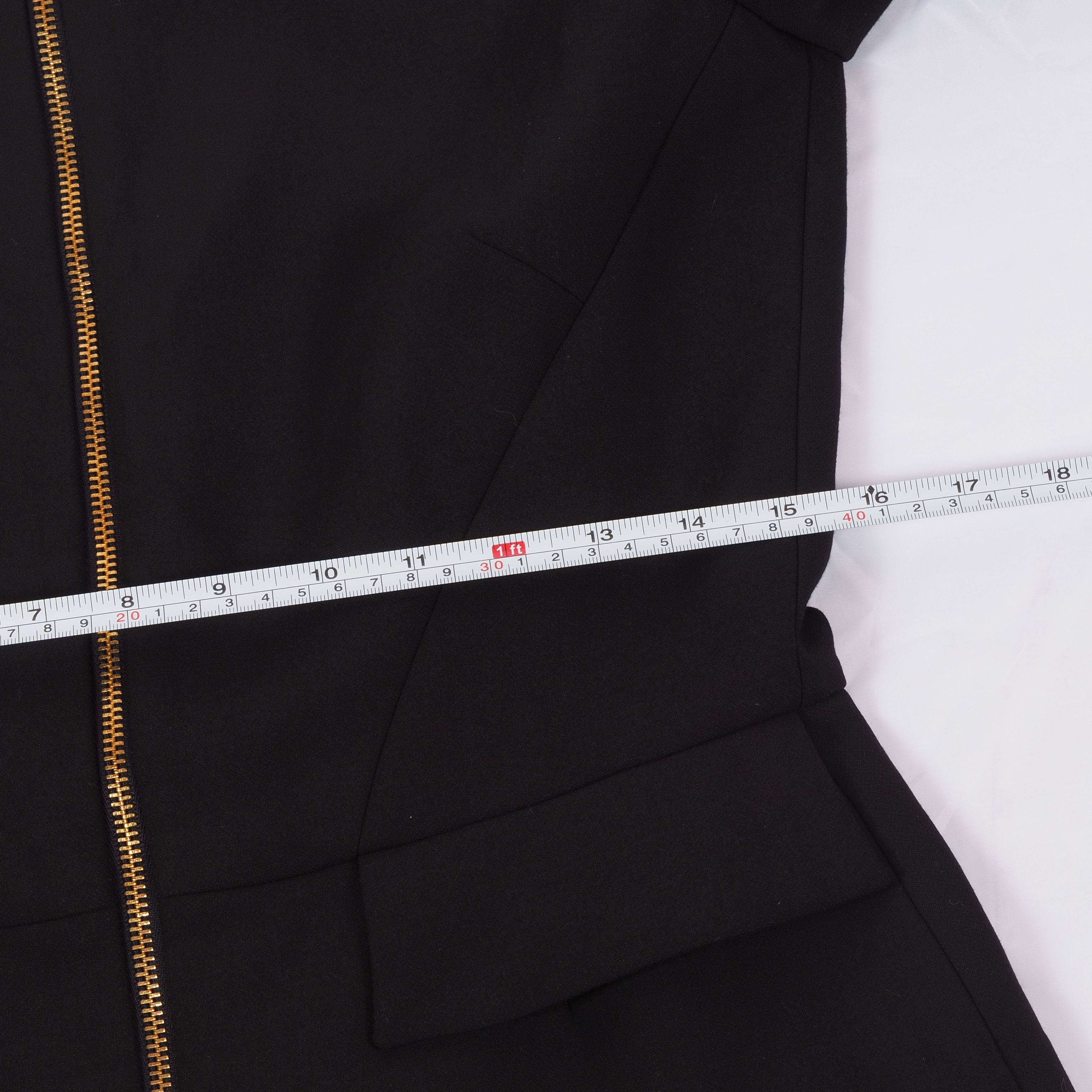 Versace Gianni Versace Collection Black Gold Zip Blazer Size M / US 6-8 / IT 42-44 - 13 Thumbnail