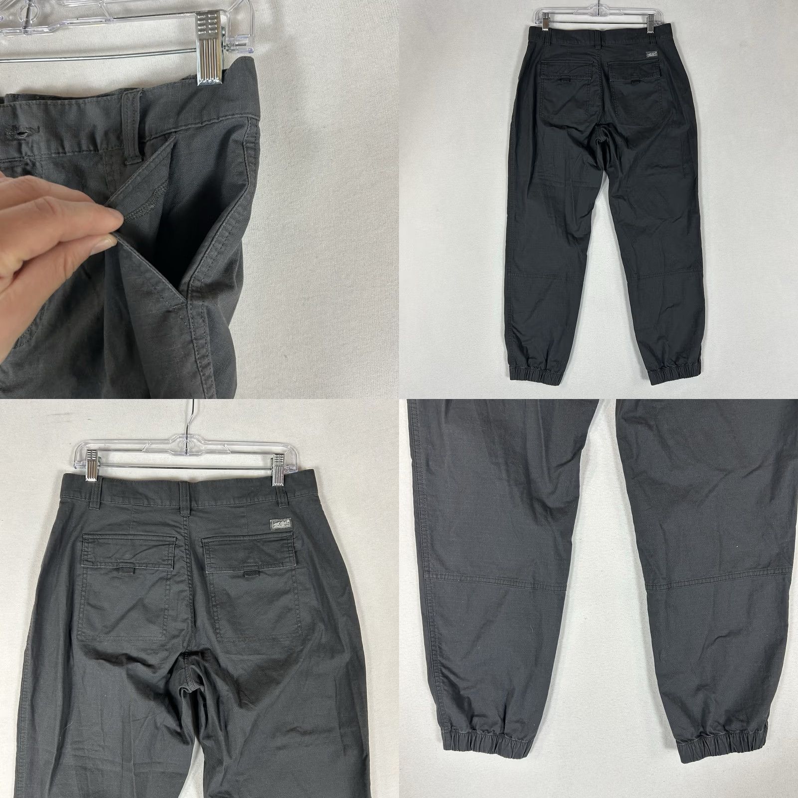Eddie Bauer Eddie Bauer Cargo Pants Joggers Women Size 6 Gray Cargo Pockets Stretch Hiking Size 28" / US 6 / IT 42 - 8 Thumbnail