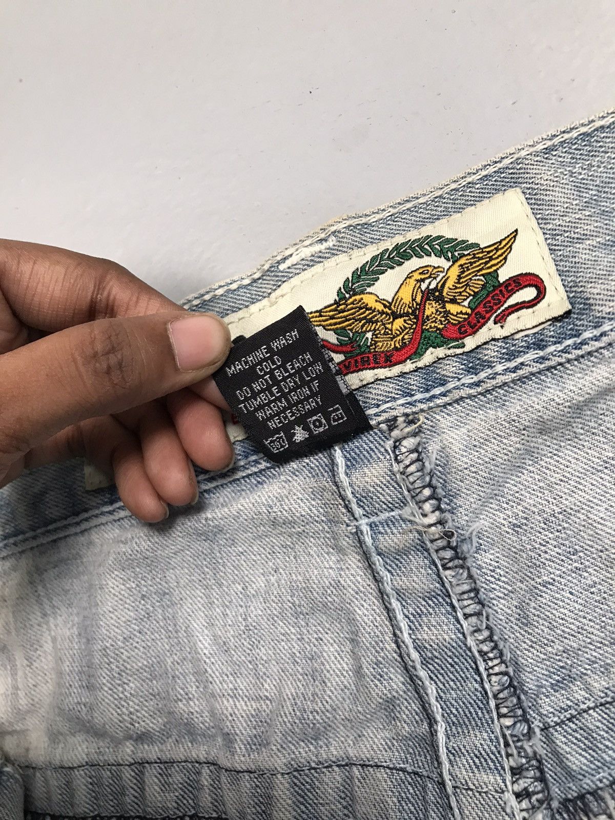 Avirex Vintage avirex faded denim Size US 42 / EU 58 - 8 Thumbnail