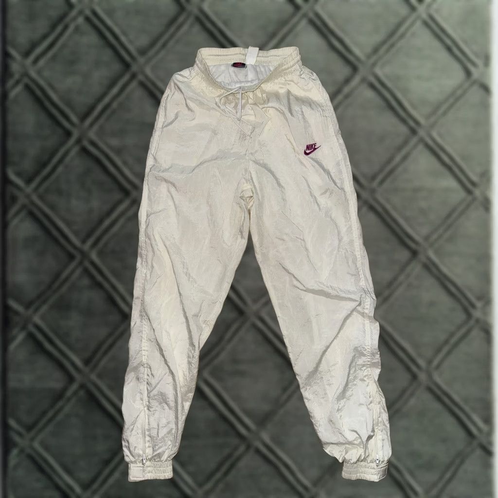 Nike VINTAGE Nike Challenge Court Pants Adult Small White Size 28" / US 6 / IT 42 - 1 Thumbnail