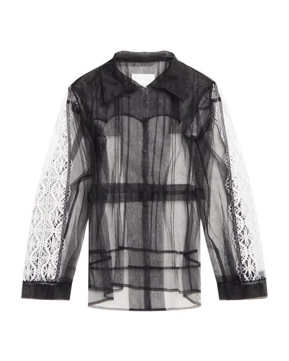 image of Maison Margiela O1W1Db11223 Shirt In Black, Women's (Size Small)