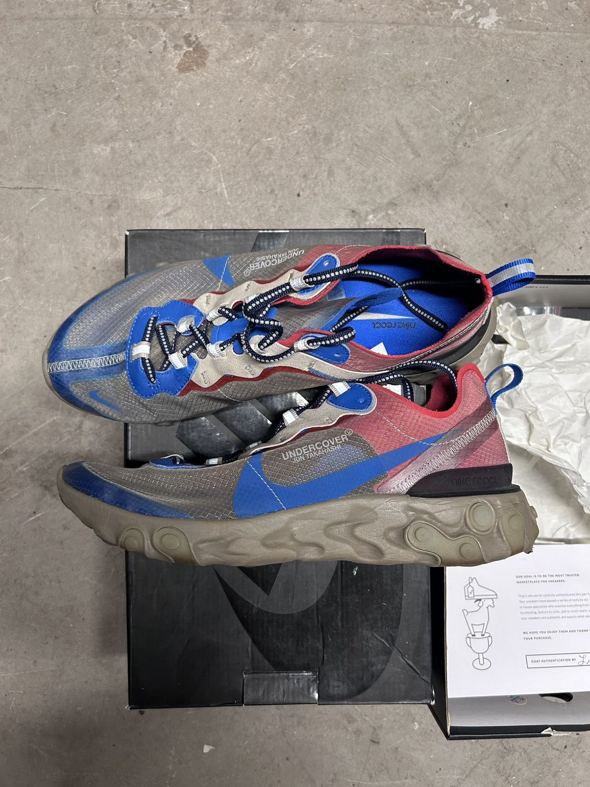 Nike × Undercover Nike React Element 87 Undercover Size US 9 / EU 42 - 2 Thumbnail