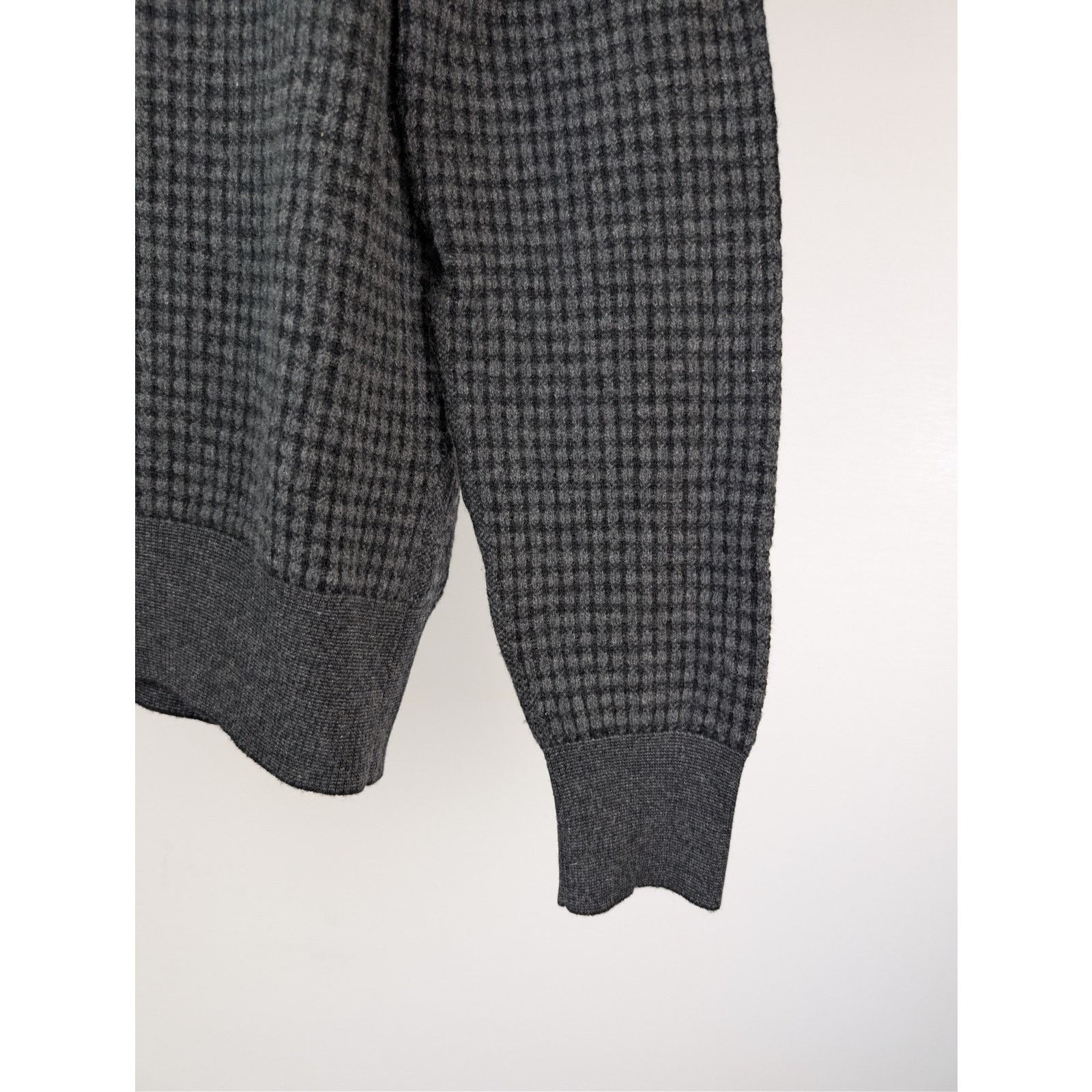 Tom Ford o1rshd1 CC20 checkered crewneck sweater in Grey Size US M / EU 48-50 / 2 - 5 Thumbnail