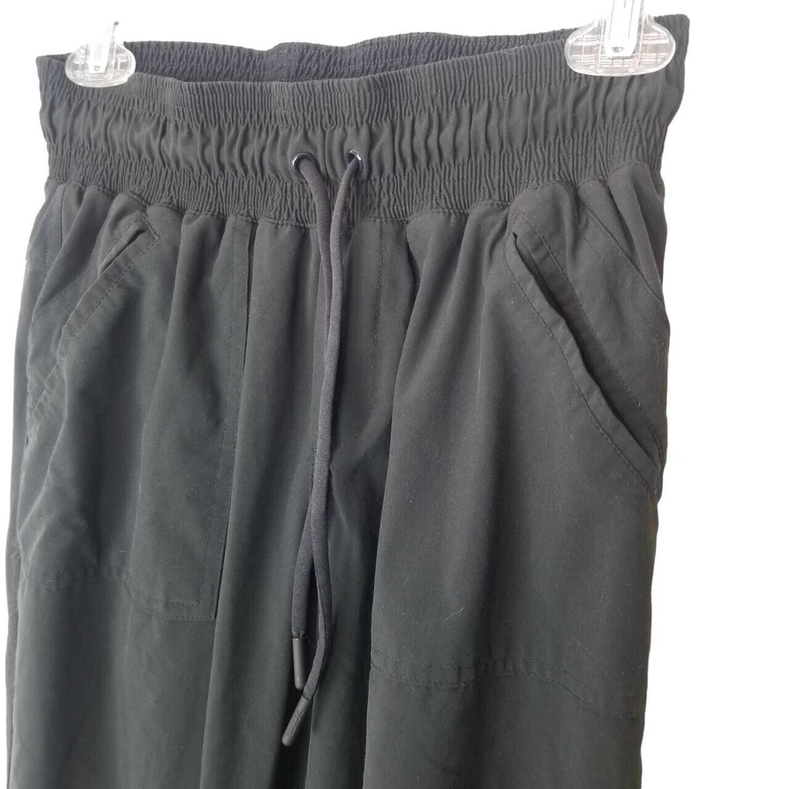 Prana Prana Womens XS Black Ruched Side Midtown Capri Cropped Size 26" / US 2 / IT 38 - 6 Thumbnail