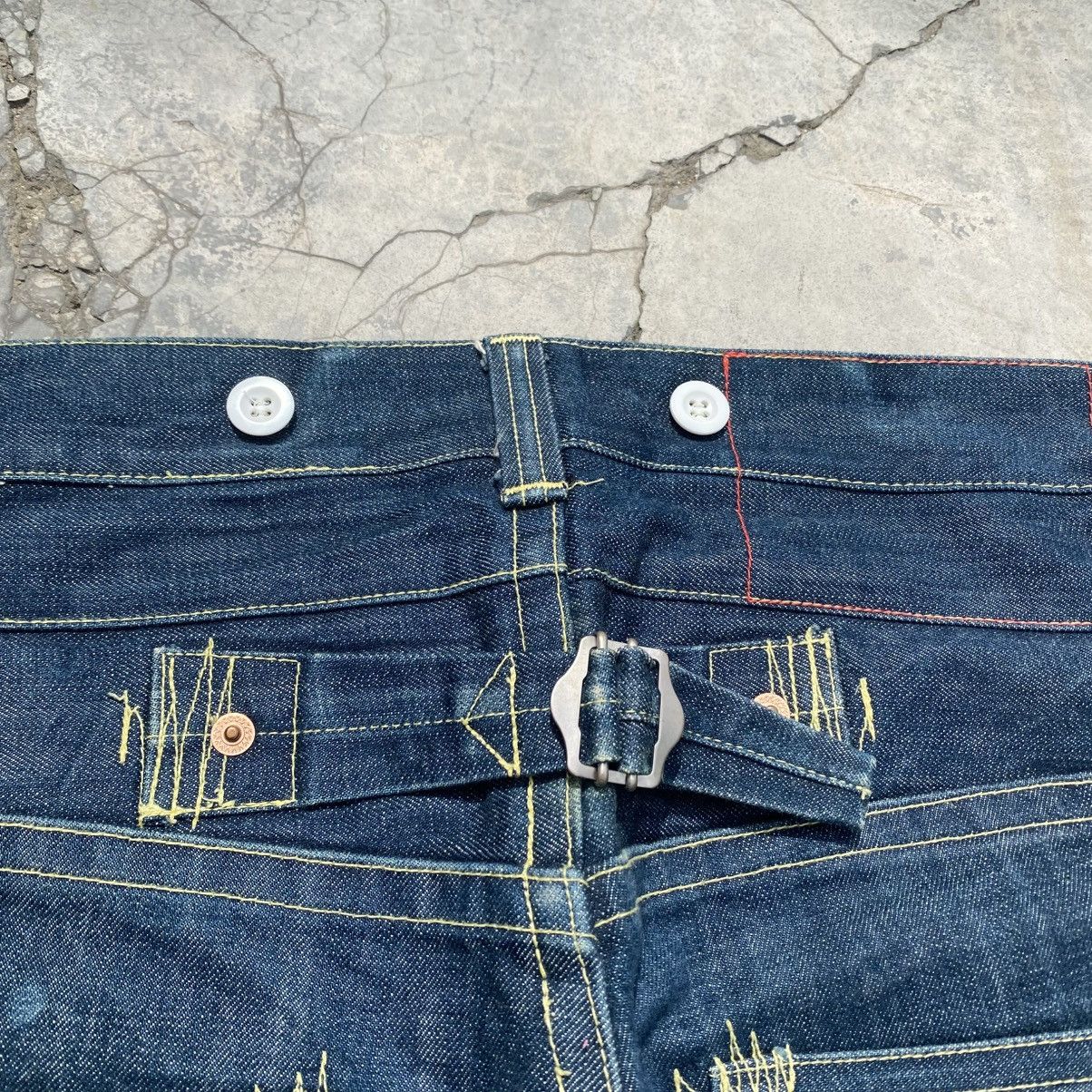 Japanese Brand MIXED UP CONFUSION Hybrid Jeans Size US 33 - 10 Thumbnail