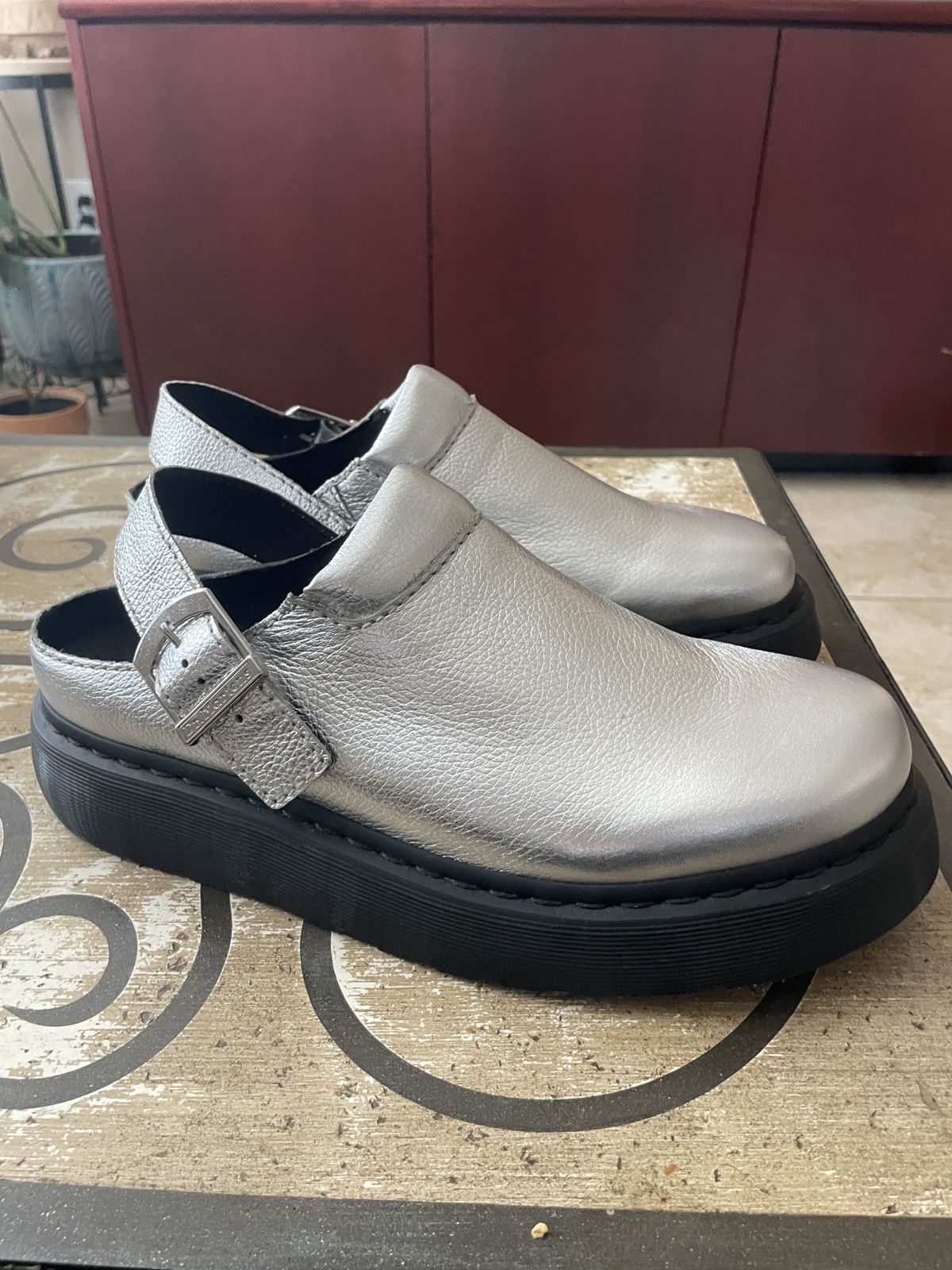 Dr. Martens Laketen leather slip ons Size US 12 / EU 45 - 8 Thumbnail