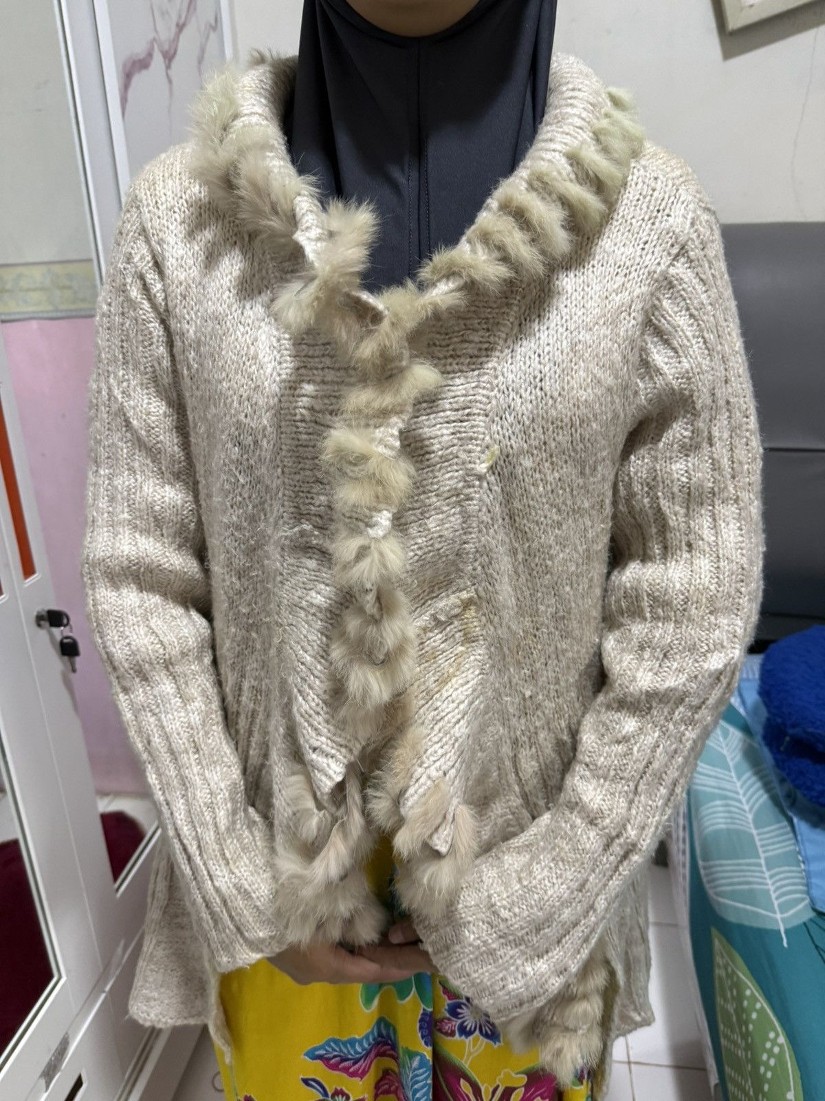 Japanese Brand Fur cardigan japanese brand Size US M / EU 48-50 / 2 - 7 Thumbnail