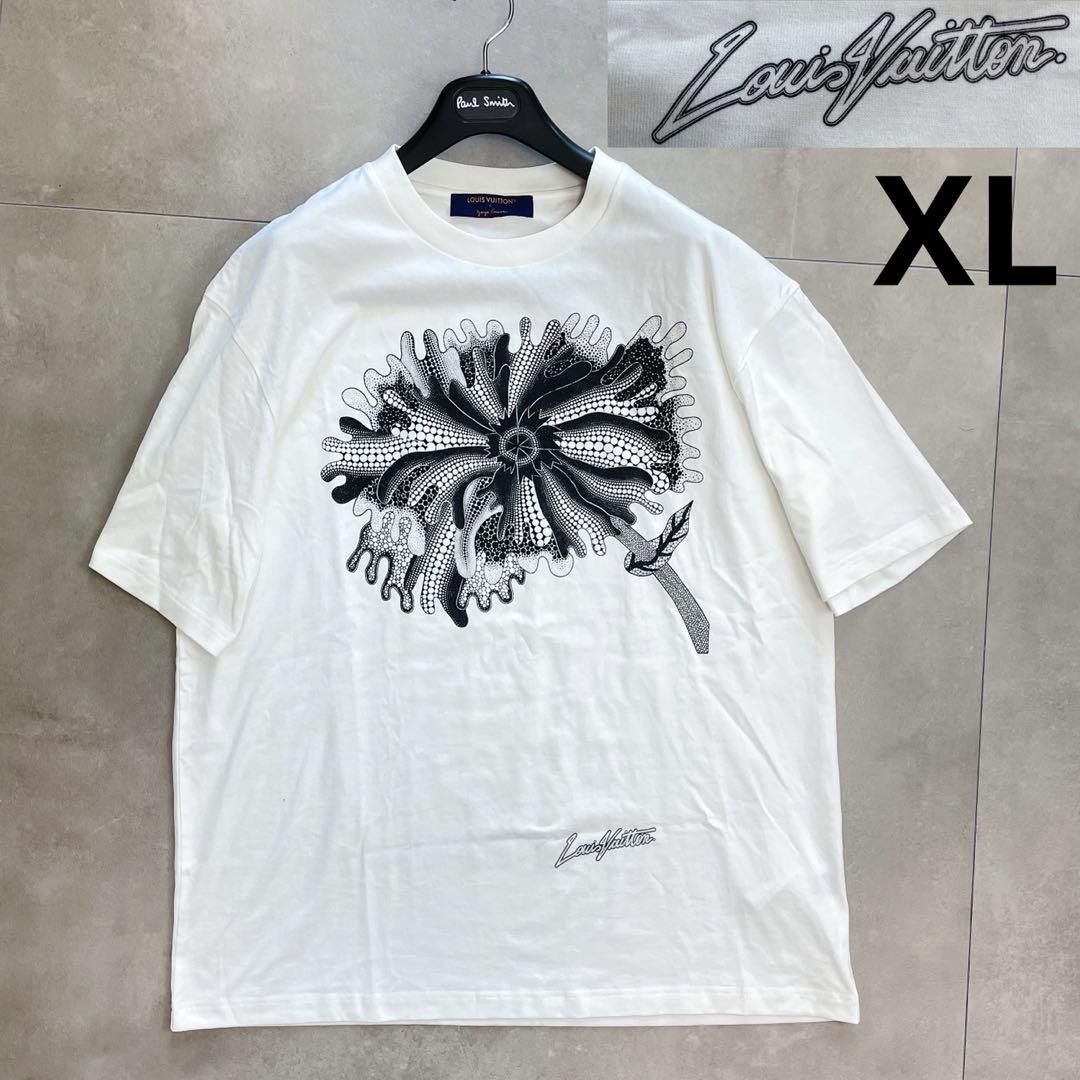 LV x YK Psychedelic Flower Regular T-Shirt - Luxury White