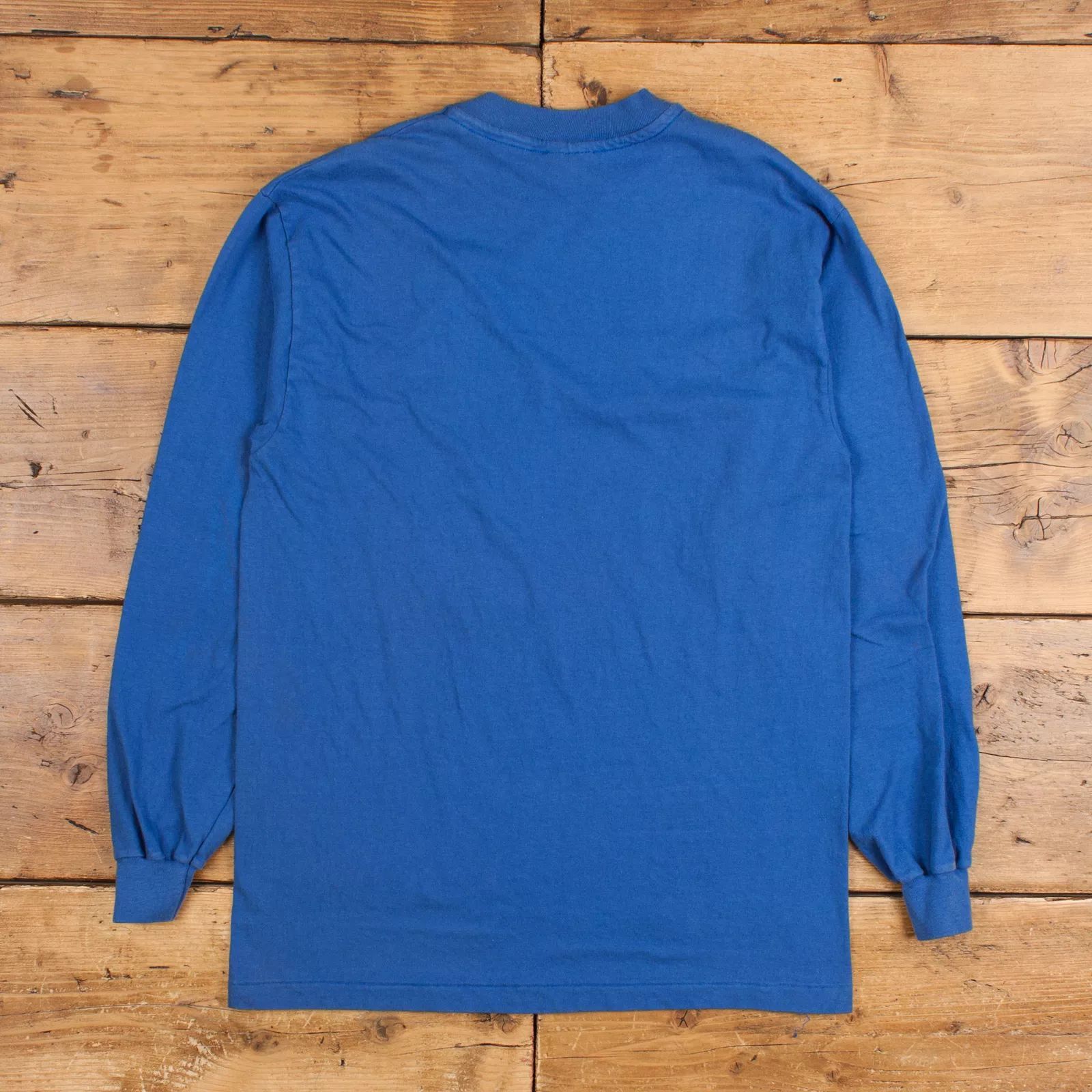 Hanes Vintage Hanes Single Stitch T Shirt Blank M 90s Long Sleeve Size US XL / EU 56 / 4 - 2 Thumbnail