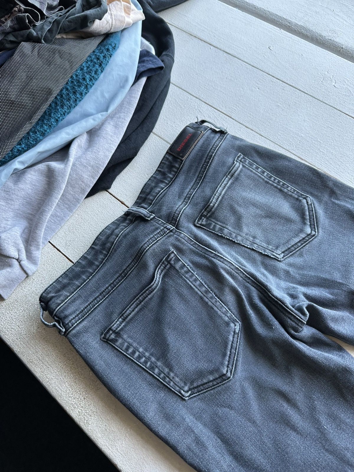 Diesel × Vintage 🚨Gothic Diesel Regular Slim relax Flared Jeans Womens Size 28" / US 6 / IT 42 - 7 Thumbnail