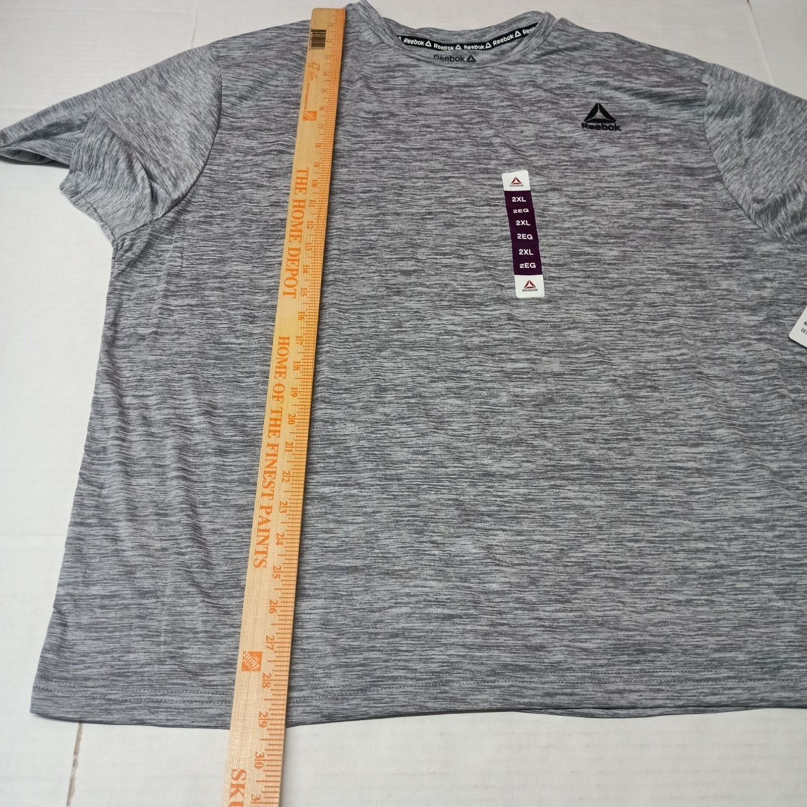 Reebok Reebok Men's Delta Core Shirt Size 2XL Sleet Heather Gray Size US XXL / EU 58 / 5 - 5 Thumbnail