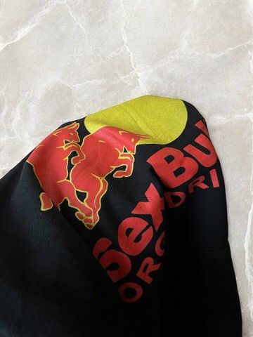 Band Tees × Red Bull × Vintage SEX BULL ORGY DRINK VINTAGE Hoodie funny hooded red logo y2k Size US M / EU 48-50 / 2 - 4 Thumbnail
