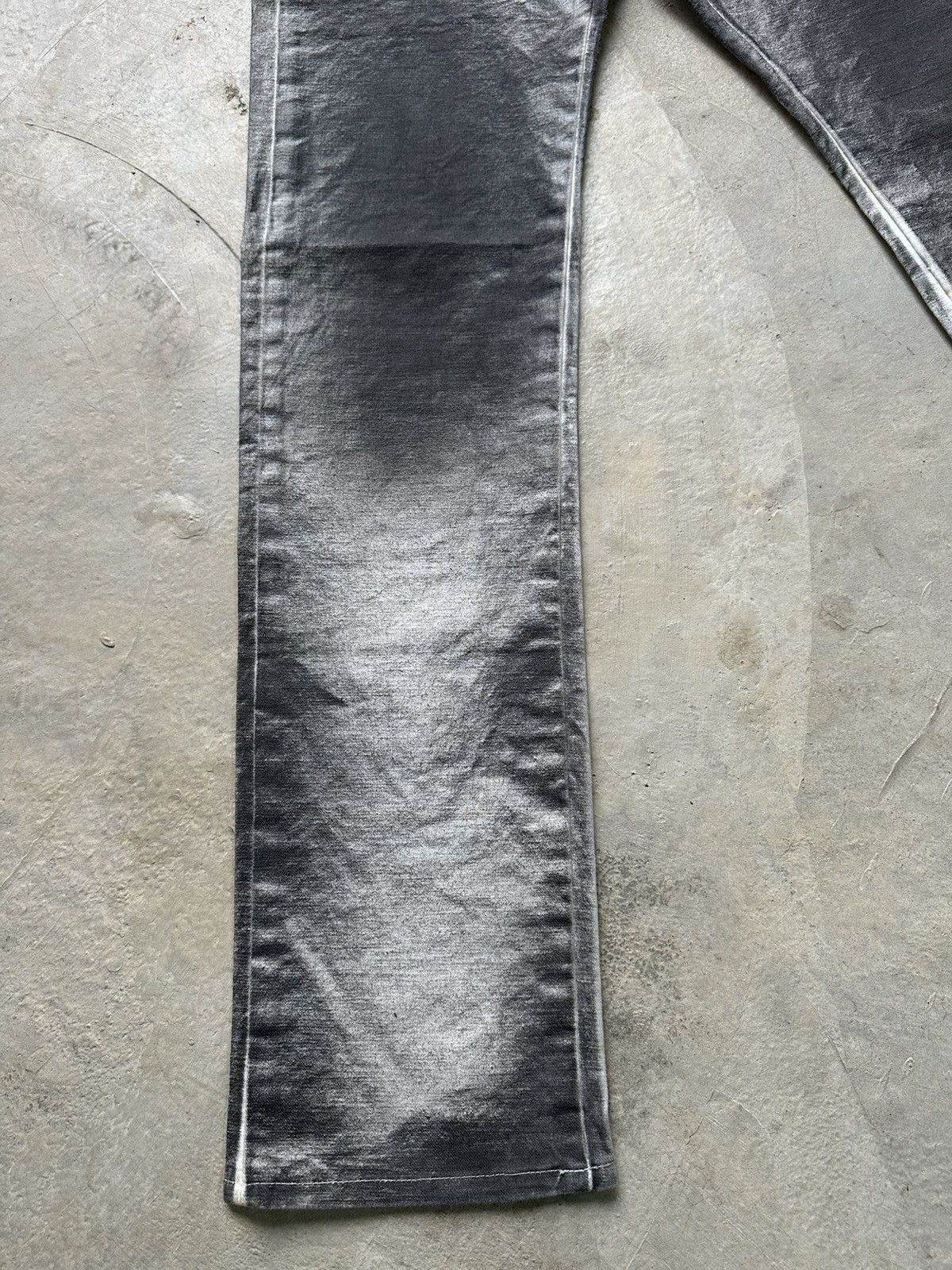 semanticdesign Vintage Japan Made Semantics Design Distressed Waxed Denim Size US 30 / EU 46 - 6 Thumbnail