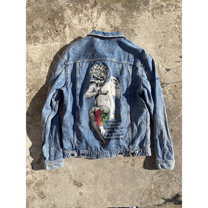 Young thug jean jacket on sale h&m