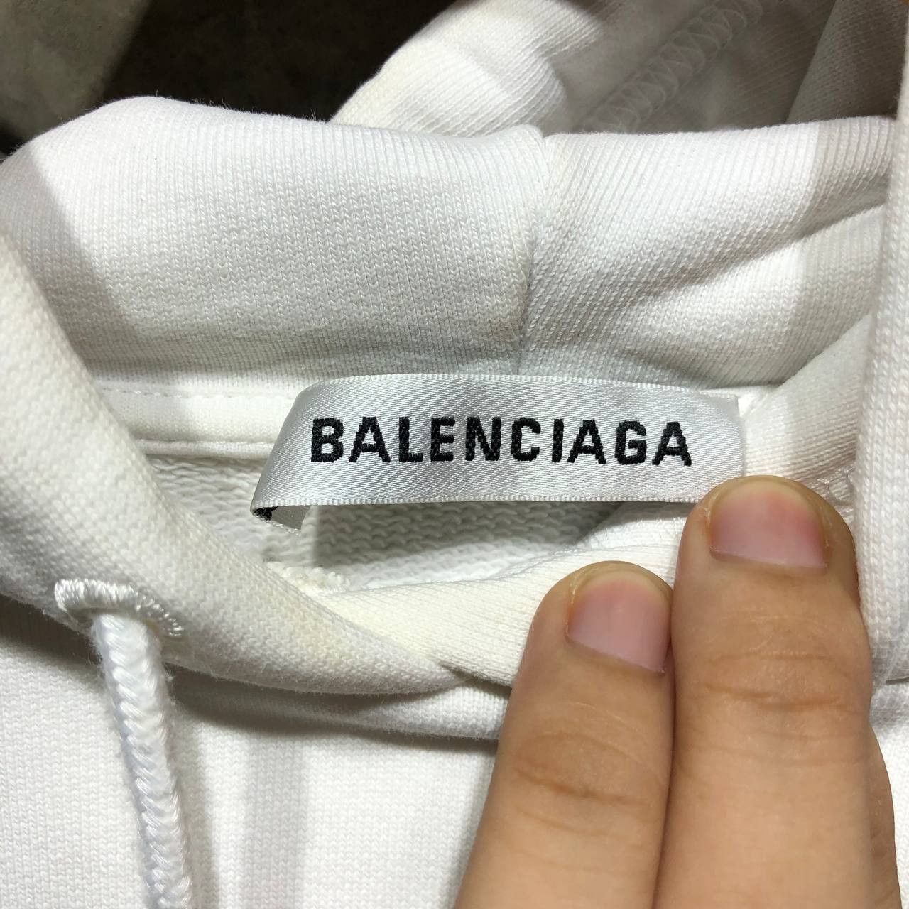 Balenciaga Balenciaga FW17 Back Logo spell out hoodie Size US S / EU 44-46 / 1 - 7 Thumbnail