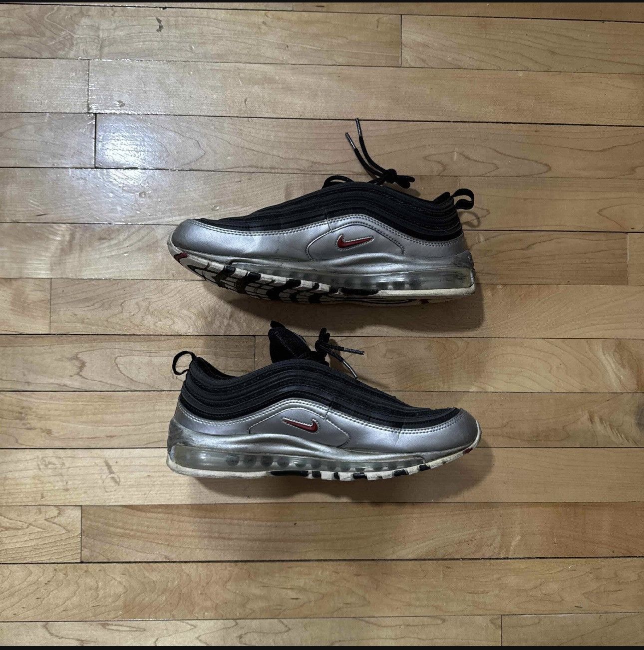 Nike Nike Air max 97 silver black Size US 10 / EU 43 - 2 Thumbnail