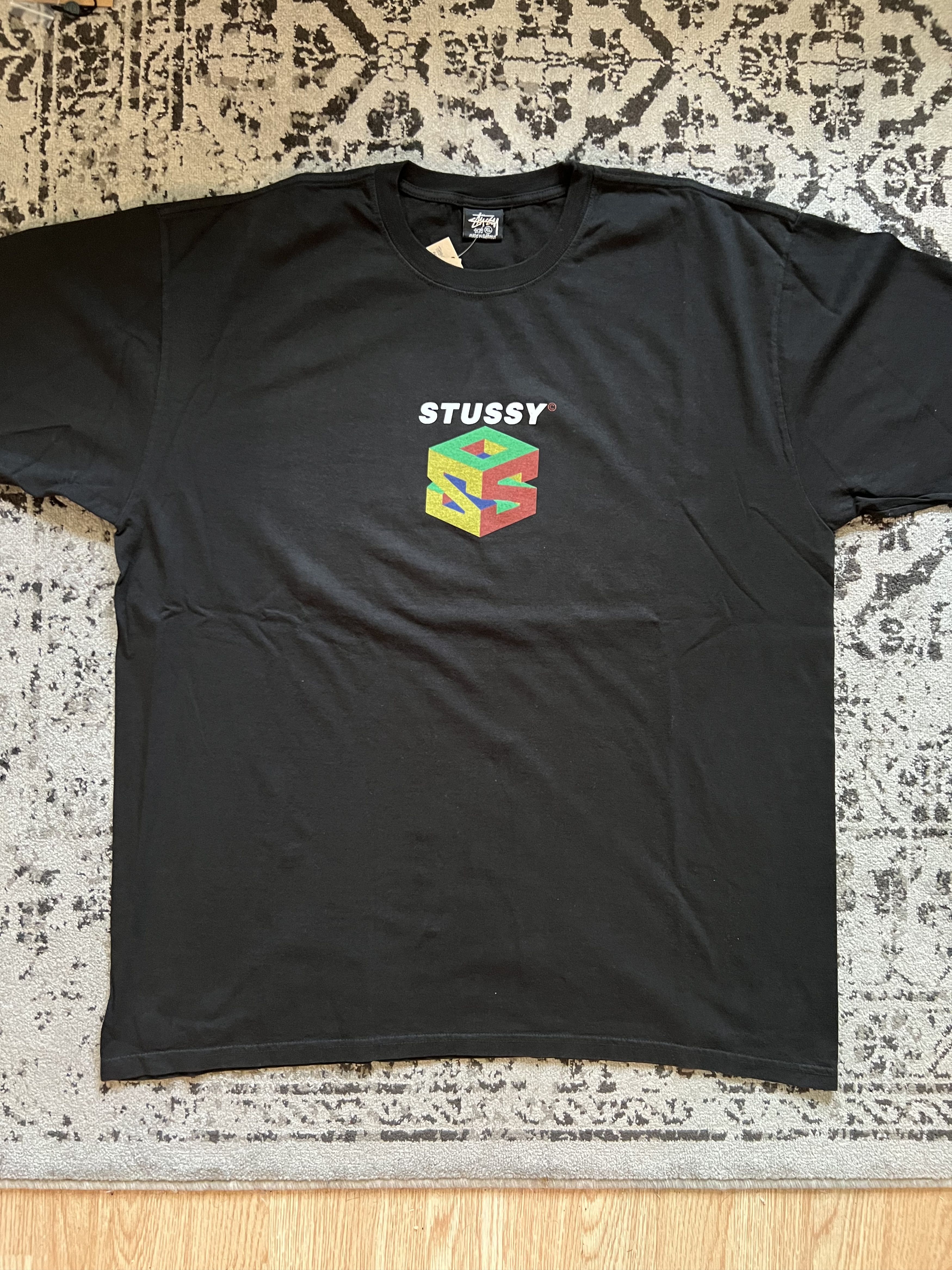 Stussy STUSSY SURFWALK PIGMENT DYED TEE BLACK - M | Grailed
